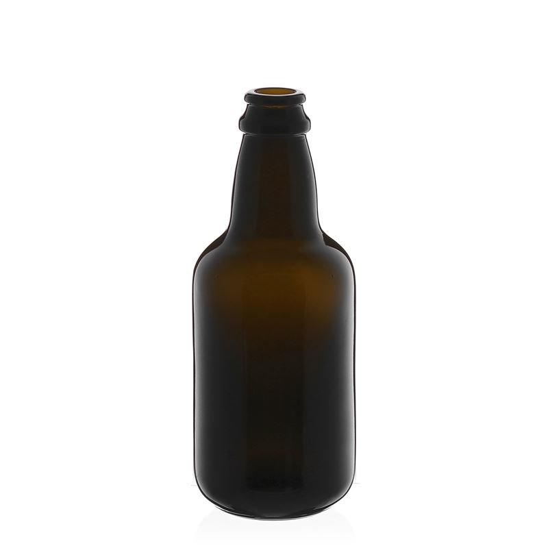 Botella de cerveza de 330 ml «Era», vidrio, verde antiguo, boca: chapa crown