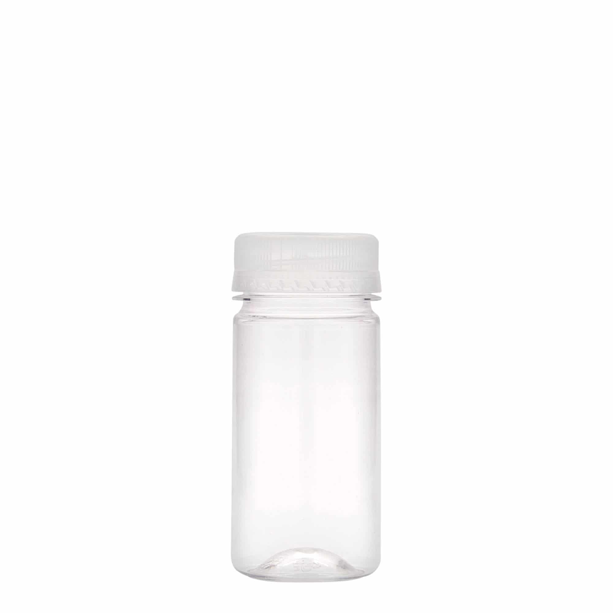 Botella de PET 'Everytime' de 100 ml, plástico, boca: 38 mm