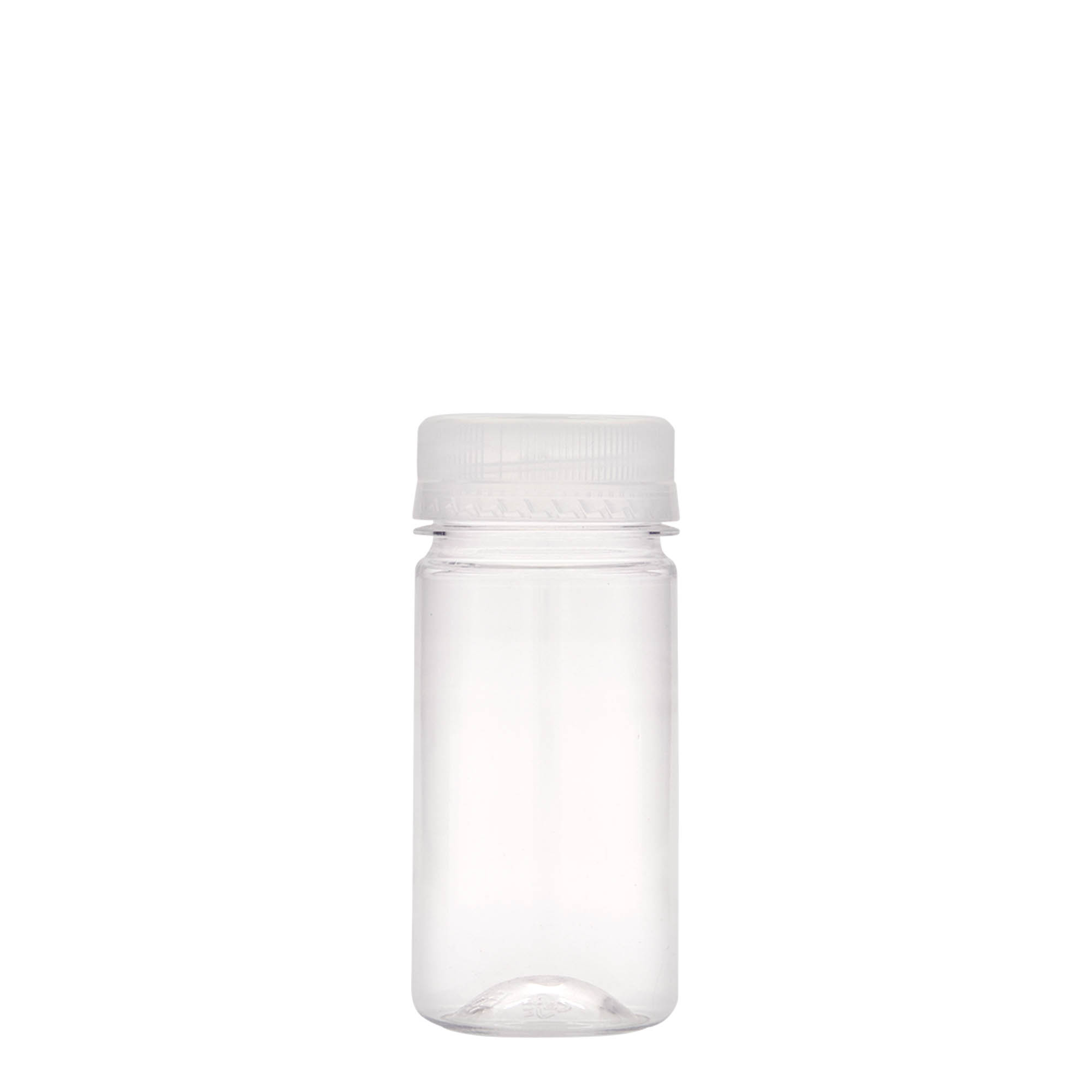Botella PET de 100 ml 'Everytime', plástico, boca: 38 mm
