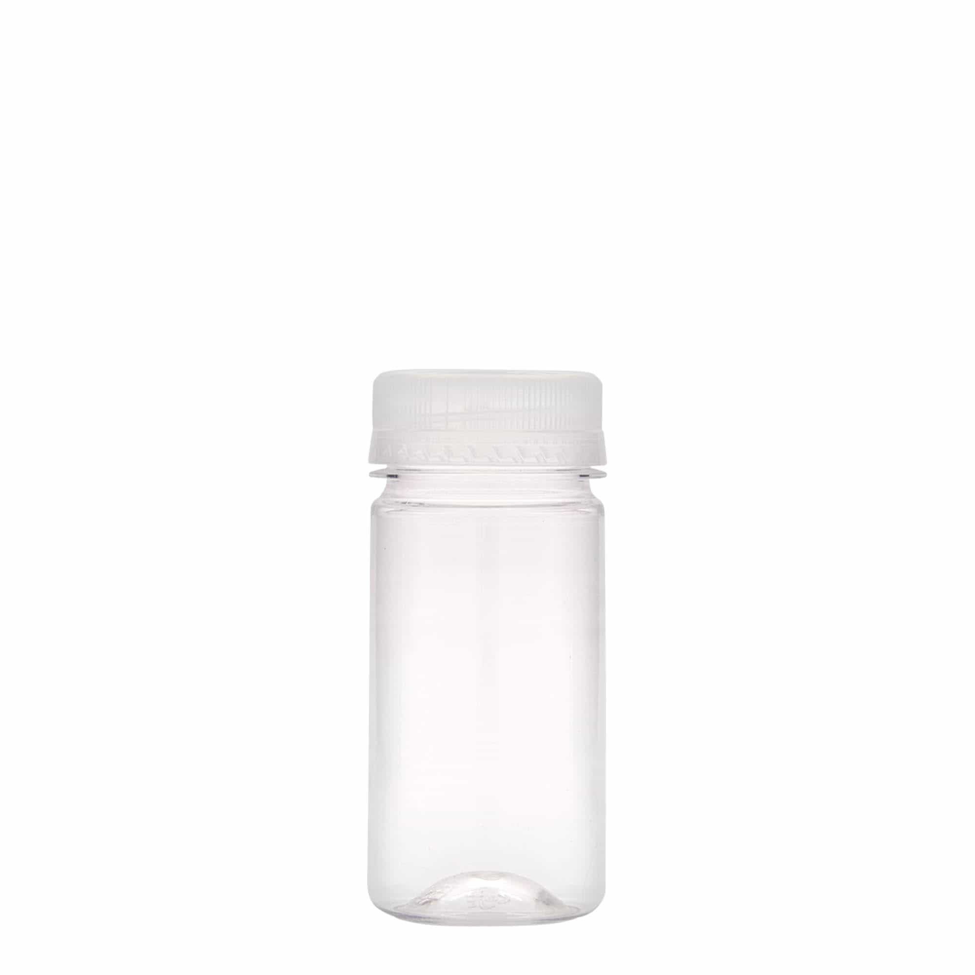 Botella PET de 100 ml 'Everytime', plástico, boca: 38 mm
