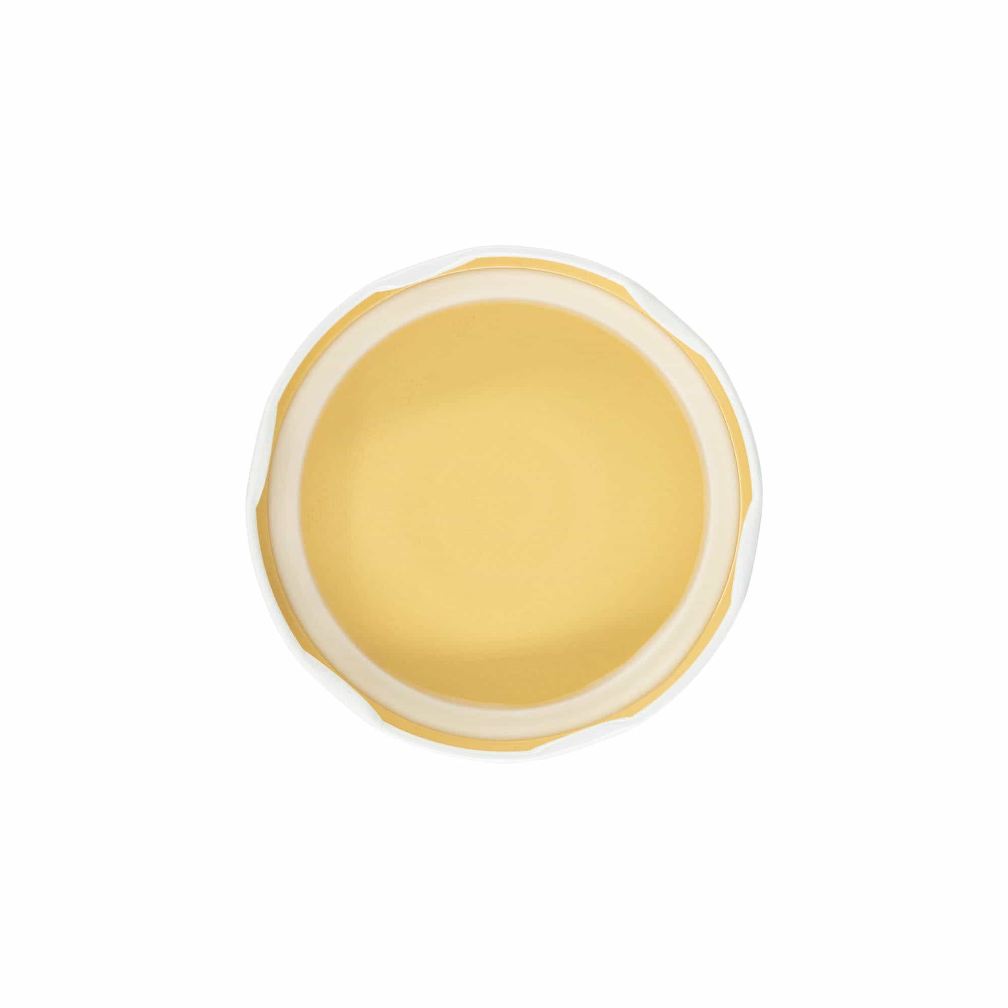 Tapa Twist-Off, hojalata, blanco, para boca: TO 82
