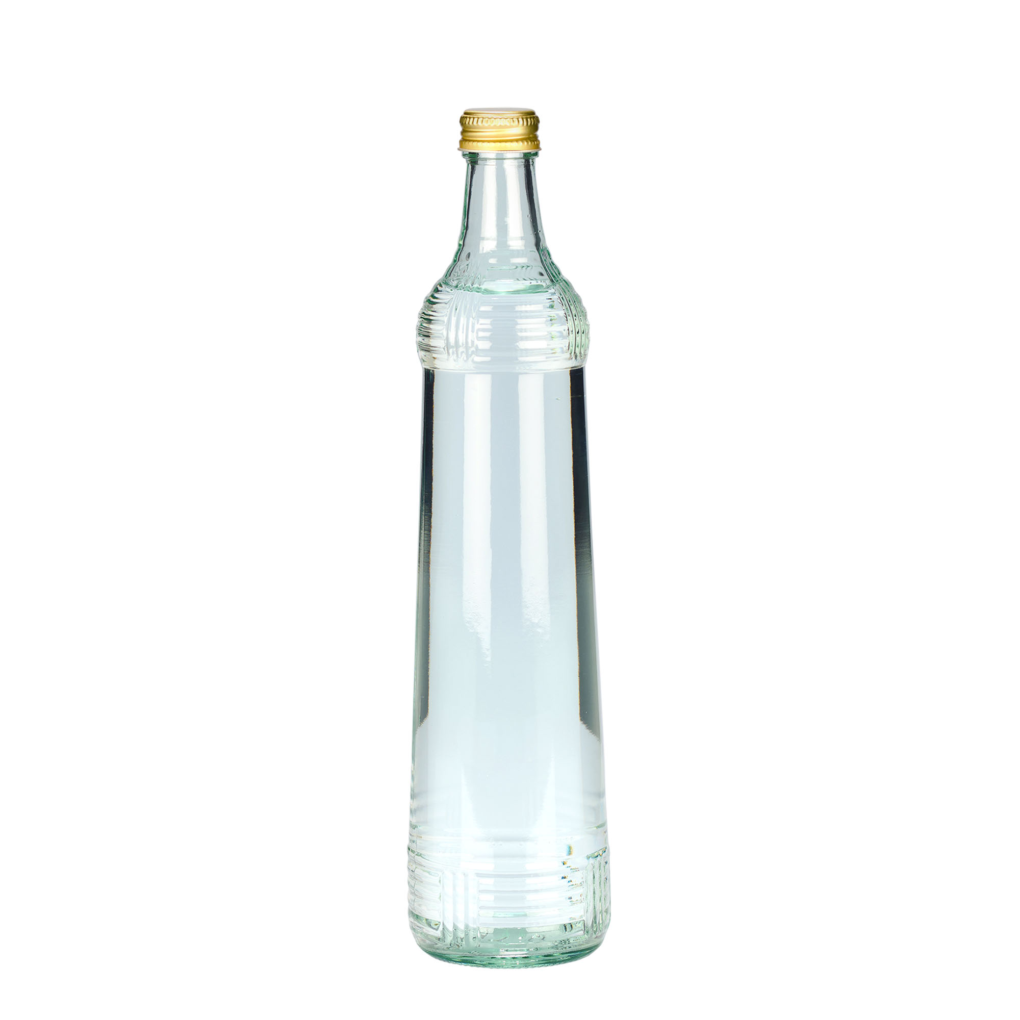 Botella de vidrio de 700 ml Vodka Zwiebelturm, boca: PP 28 Botella de vidrio de 700 ml Vodka Zwiebelturm, boca: PP 28