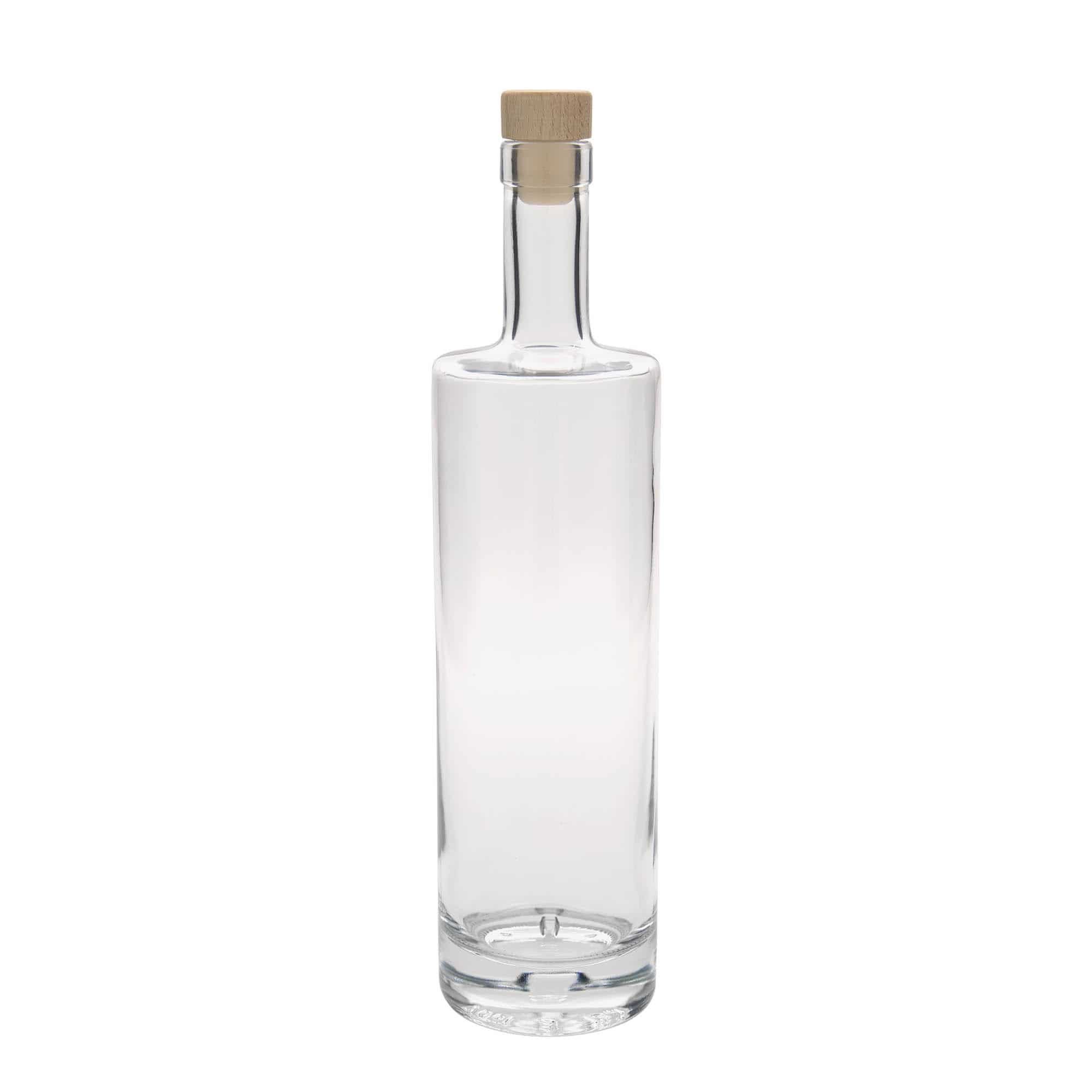 Botella de vidrio 'Titano' de 700 ml, boca: corcho