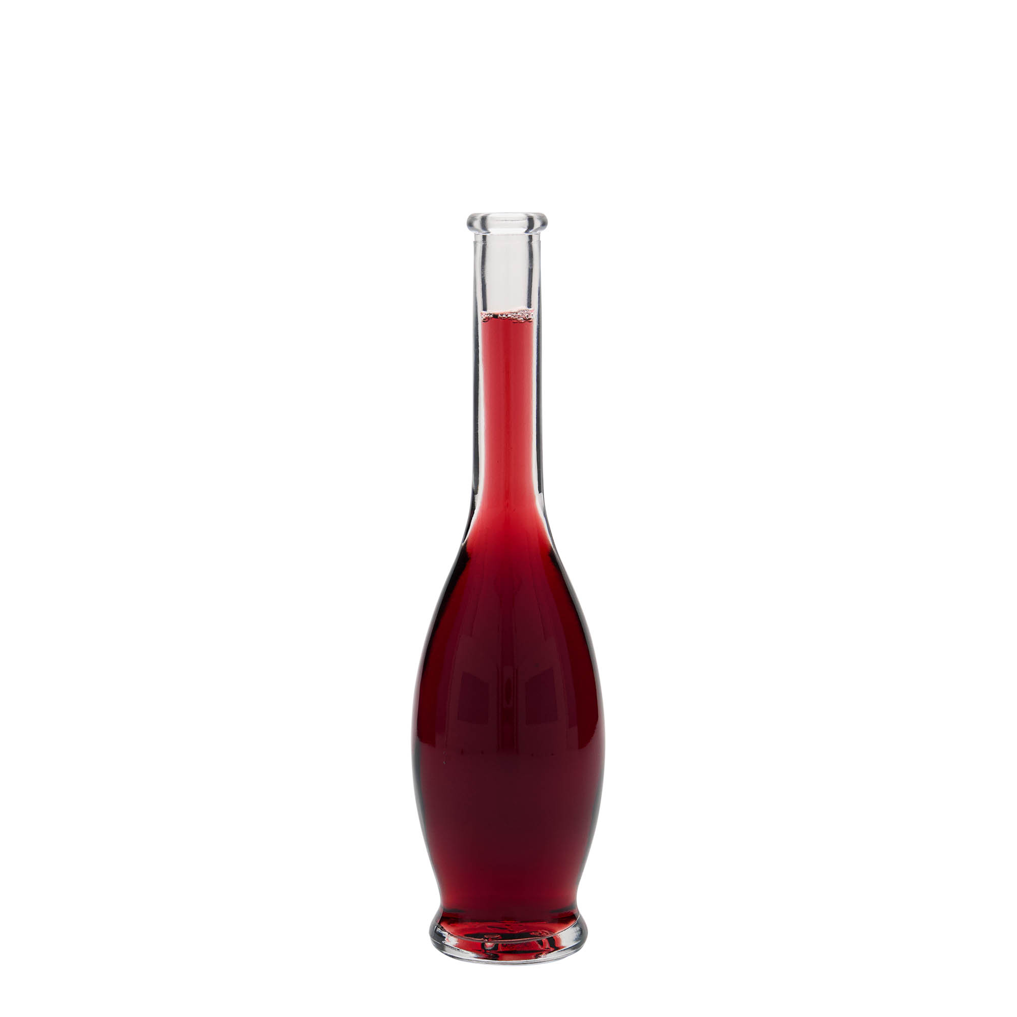 Botella de vidrio de 100 ml 'Gina', boca: corcho