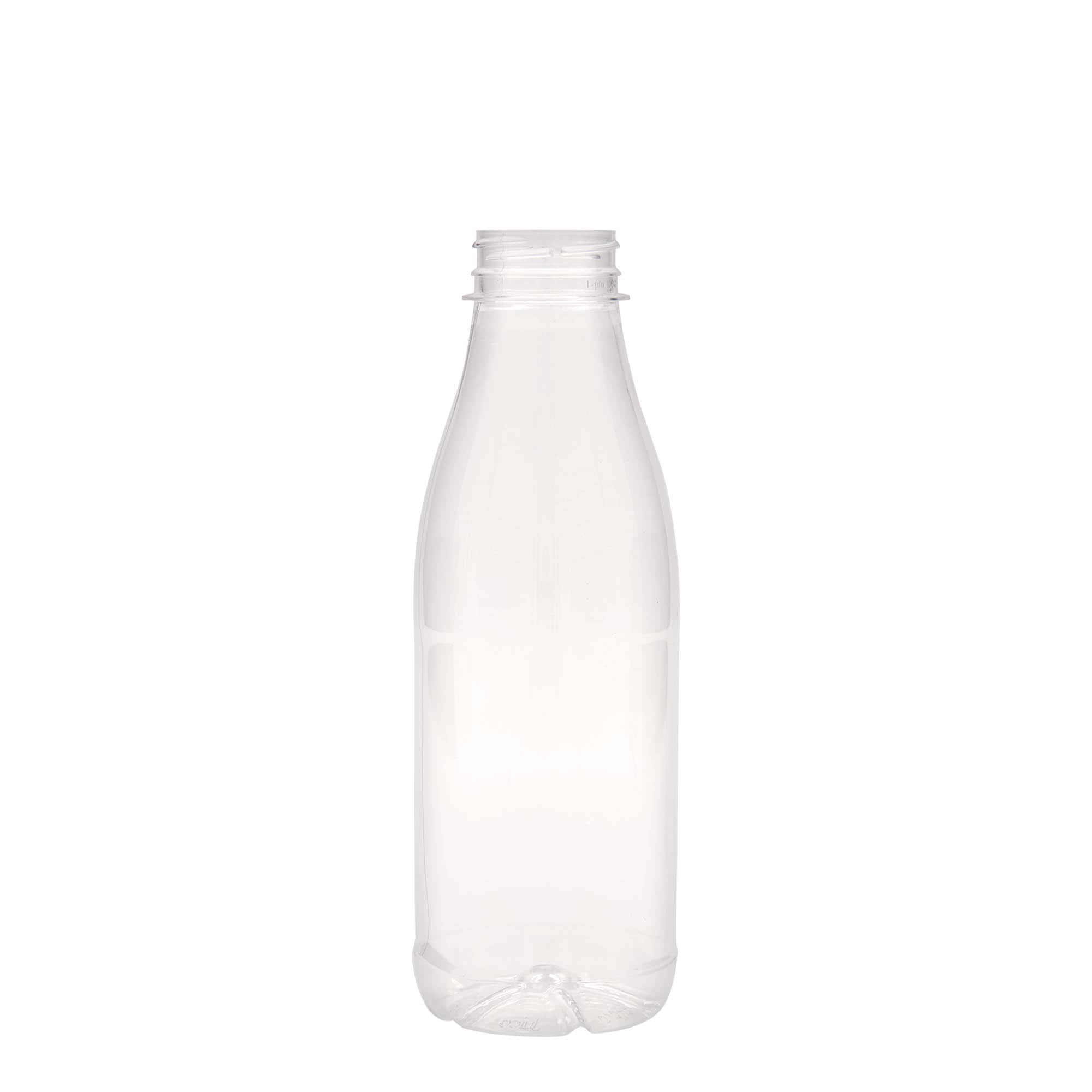 Botella PET de 500 ml 'Milk and Juice', plástico, boca: 38 mm