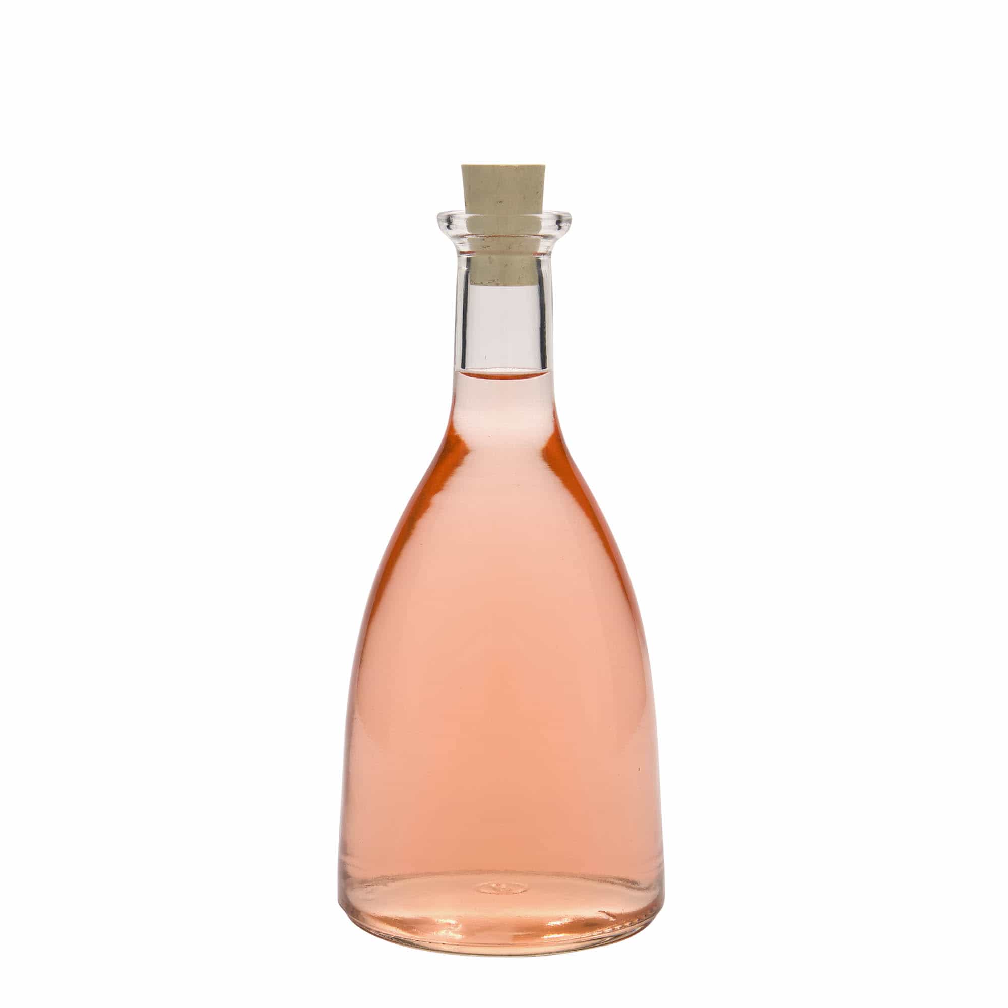 Botella de vidrio 'Viola' de 500 ml, boca: corcho