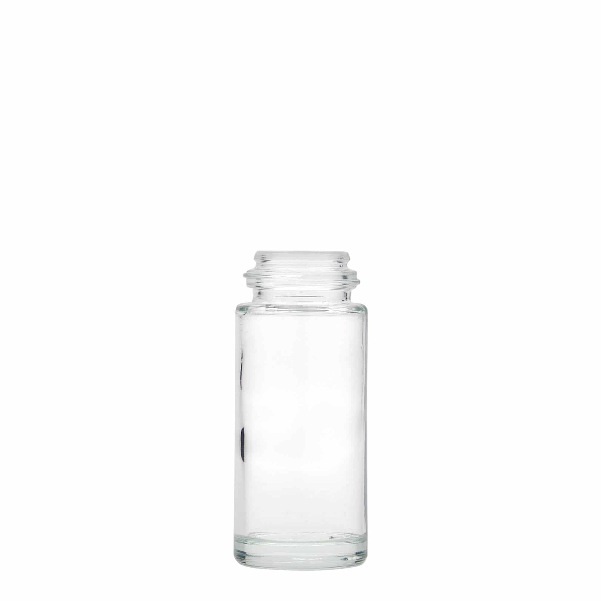 Botella roll-on de 50 ml, vidrio, boca: cierre de rosca