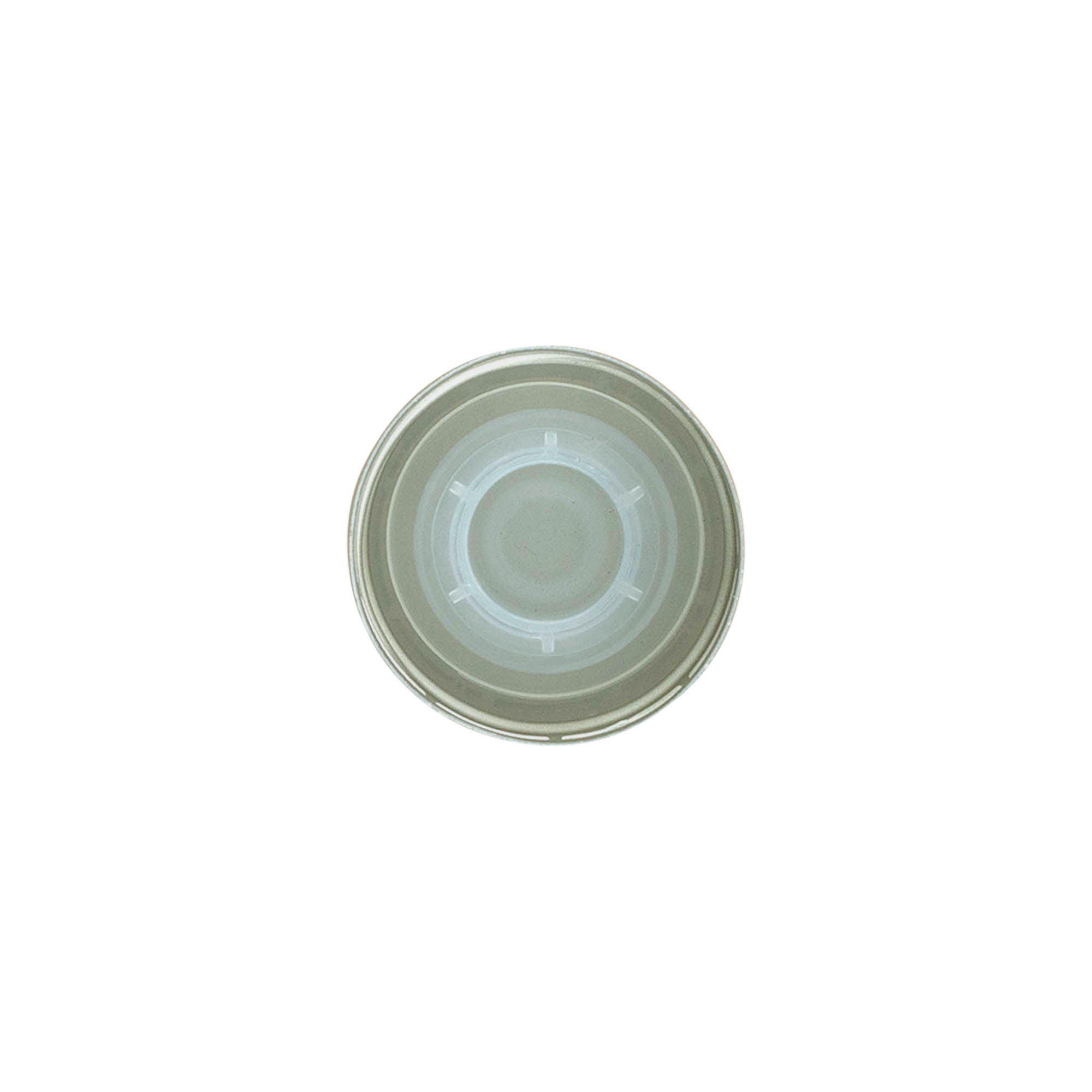 Tapón roscado con vertedor, metal-plástico, dorado, para boquilla: PP 31,5