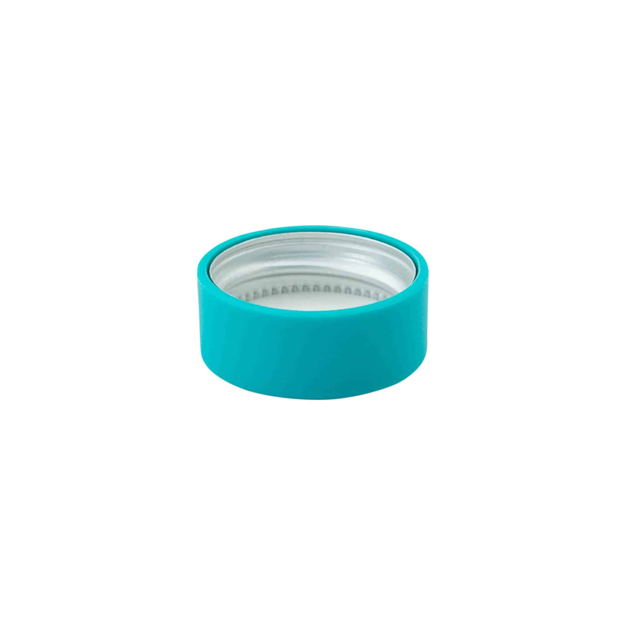 Tapón de rosca, ABS, turquesa, para boca: GPI 28/400
