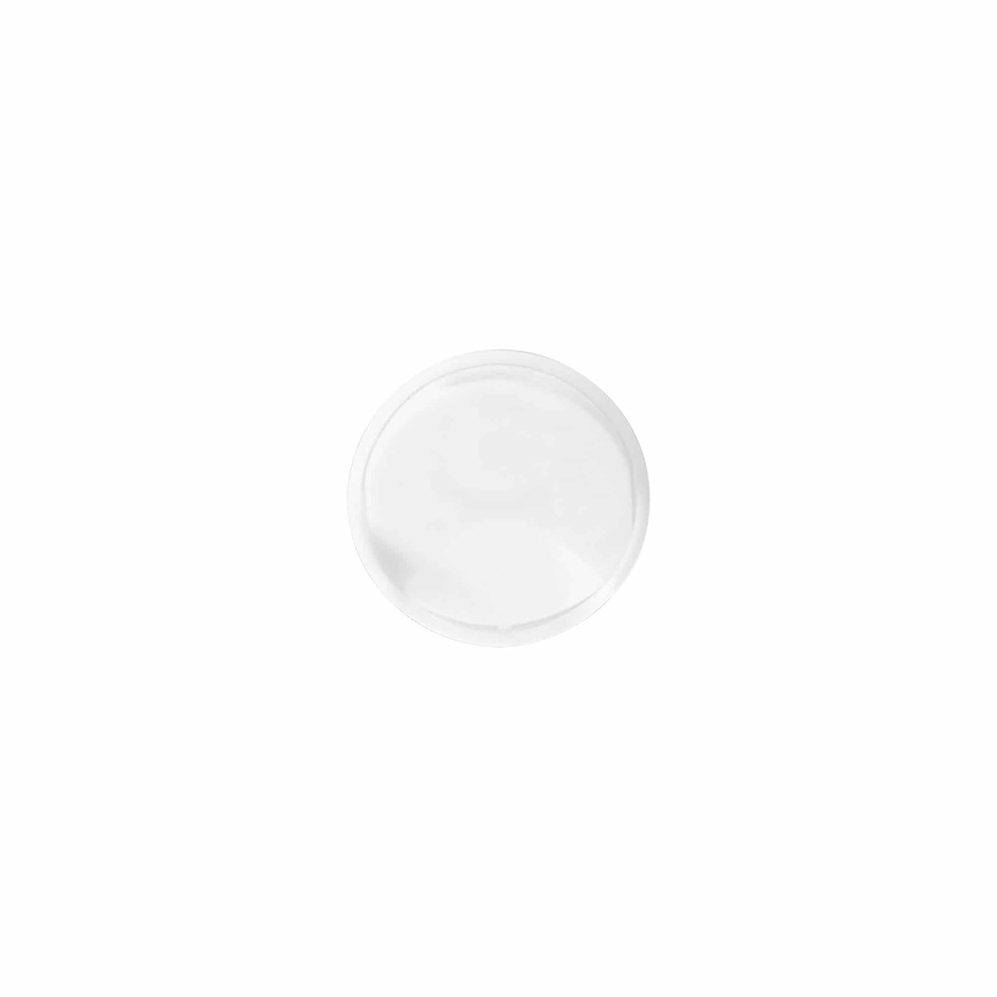 Tapón de rosca 'Disc Top', plástico de PP, blanco, para boca: 24/410