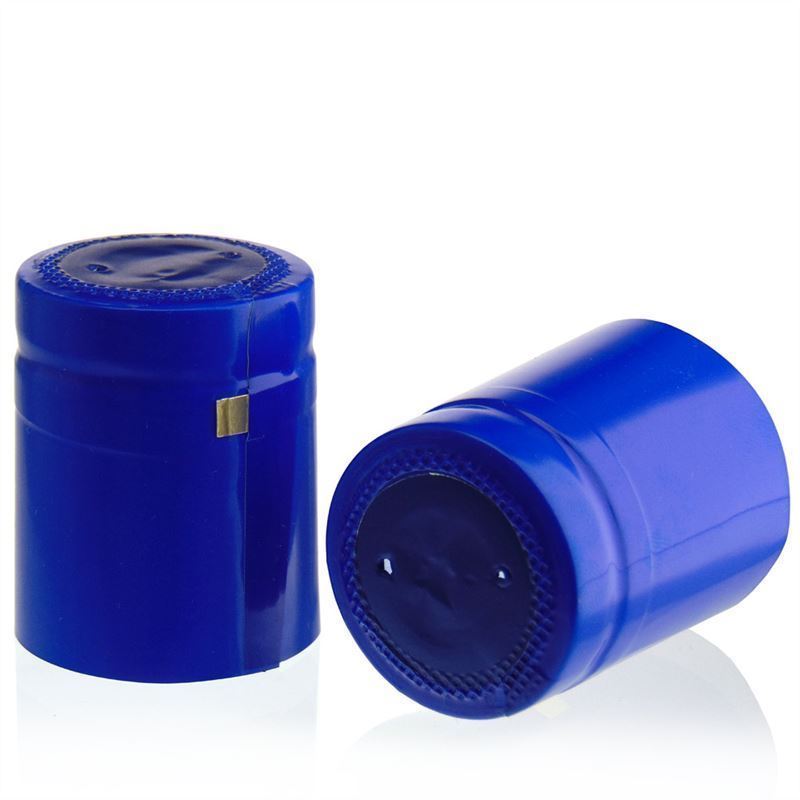 Cápsula termoencogible 32x41, plástico de PVC, azul