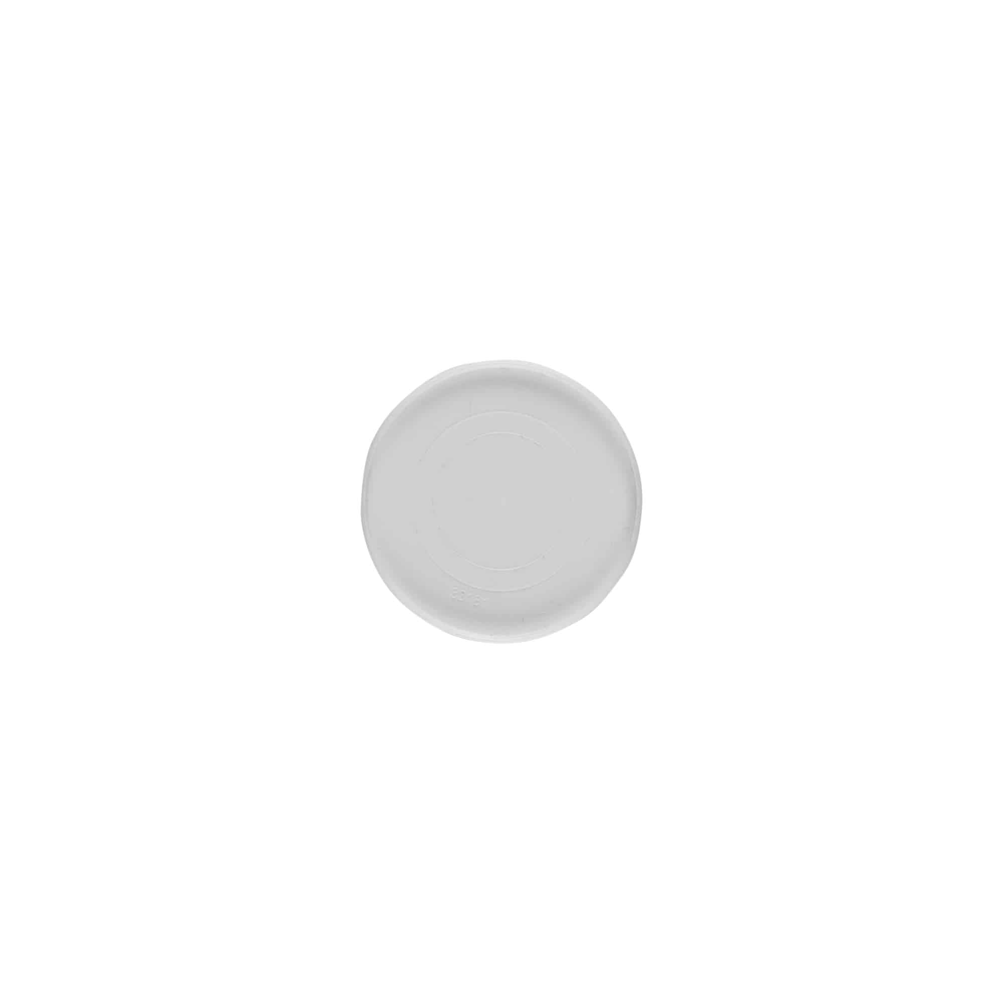 Disco de cubierta para 50 ml 'Bianca', plástico PP, blanco