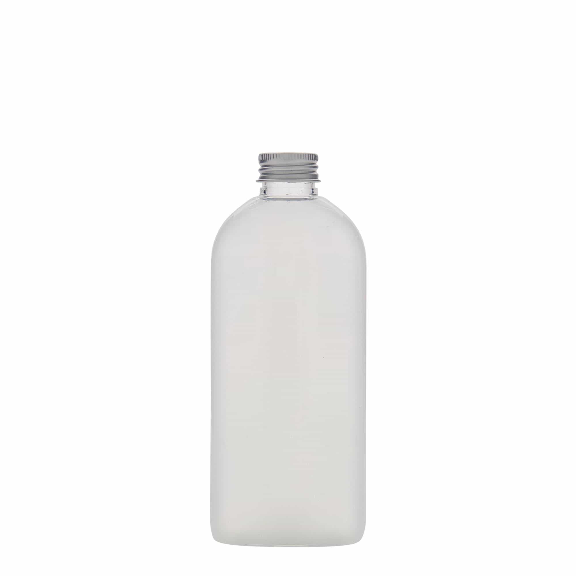 Botella de PET 'Iris' de 250 ml, ovalada, plástico, boca: 24/410