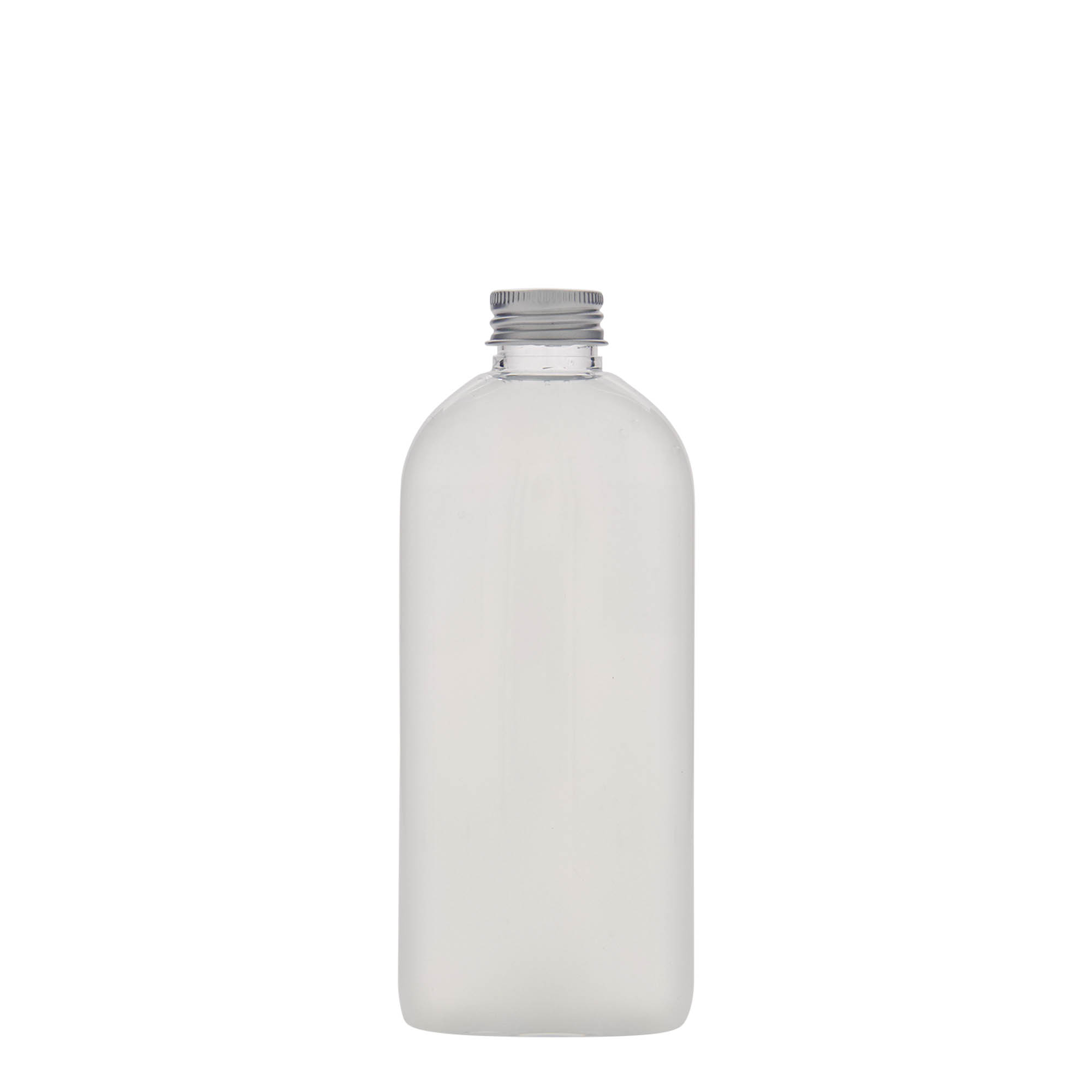 Botella PET de 250 ml 'Iris', ovalada, plástico, boca: 24/410
