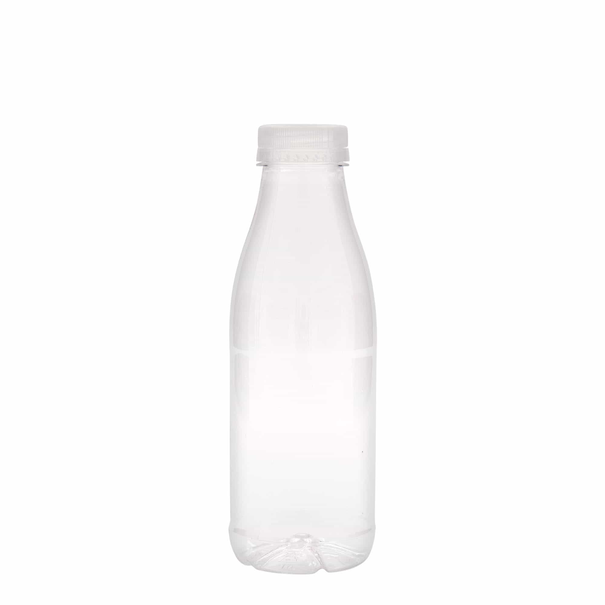 Botella de PET 'Milk and Juice' de 500 ml, plástico, boca: 38 mm