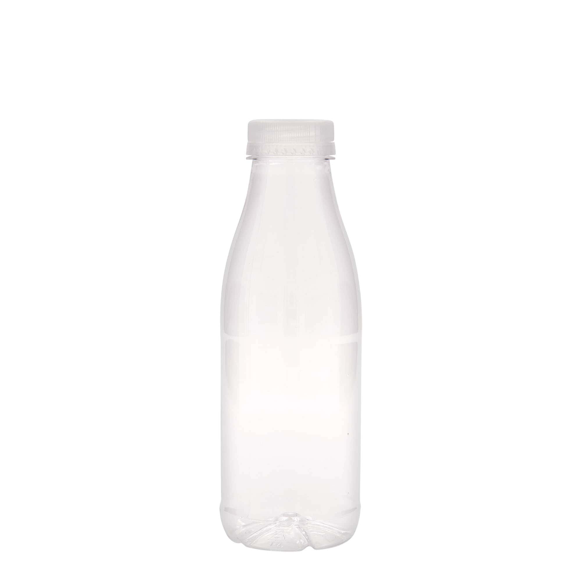 Botella PET de 500 ml «Milk and Juice», plástico, boca: 38 mm