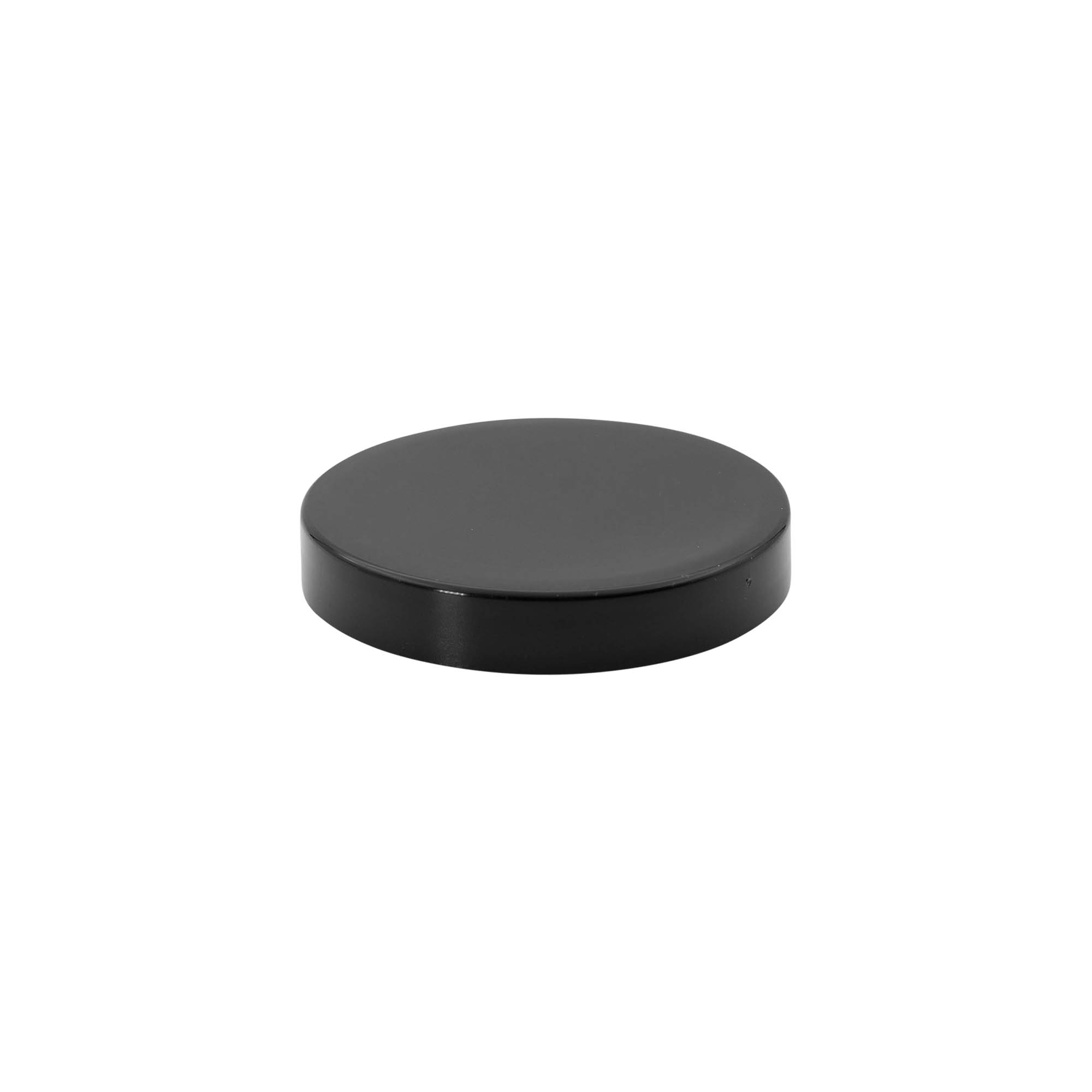 Tapa roscada, plástico PP, negro, para boca: 70/400