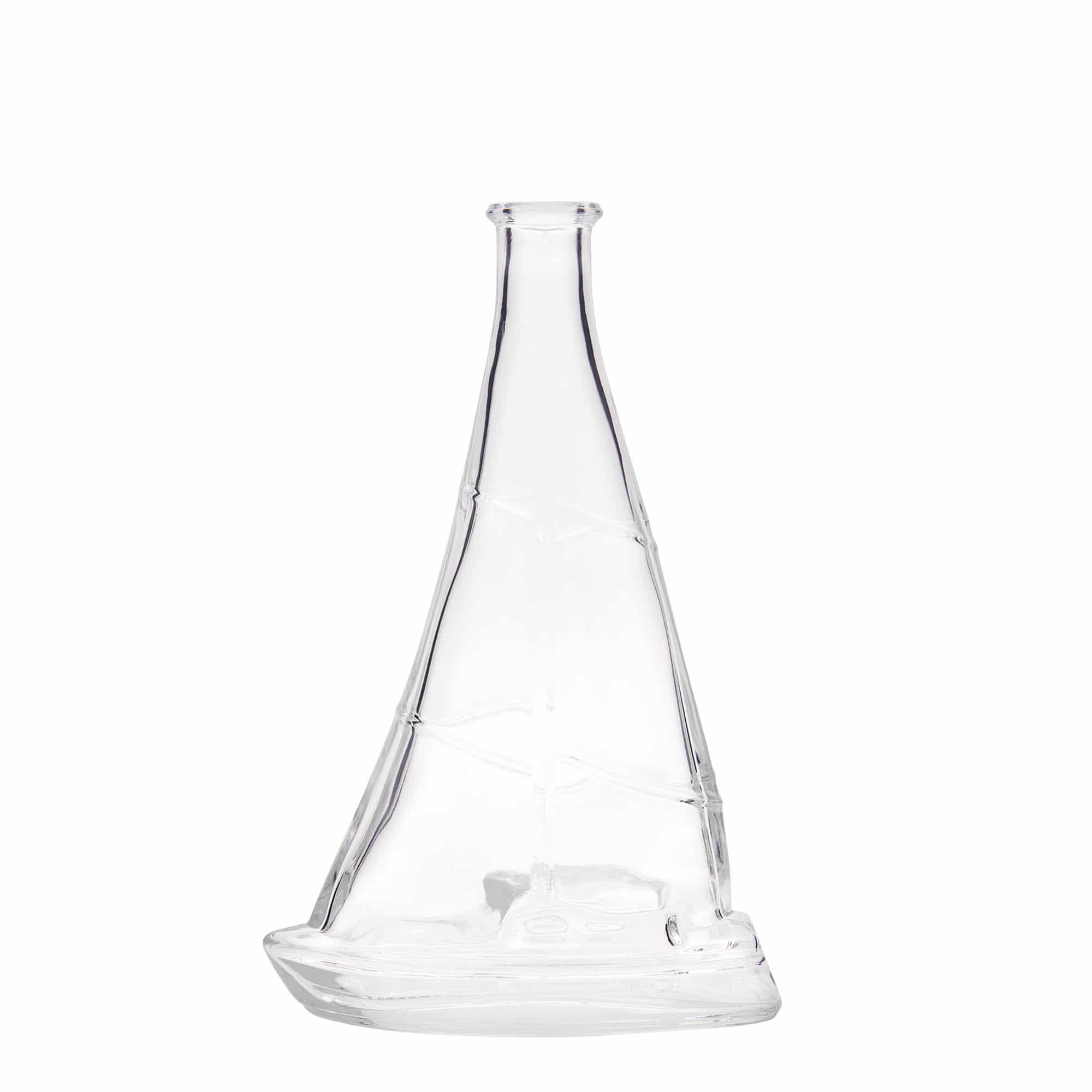 Botella de vidrio 'Velero' de 350 ml, boca: corcho