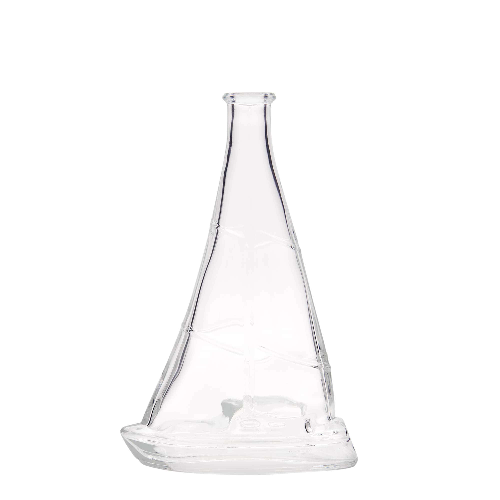 Botella de vidrio de 350 ml 'Velero', boca: corcho
