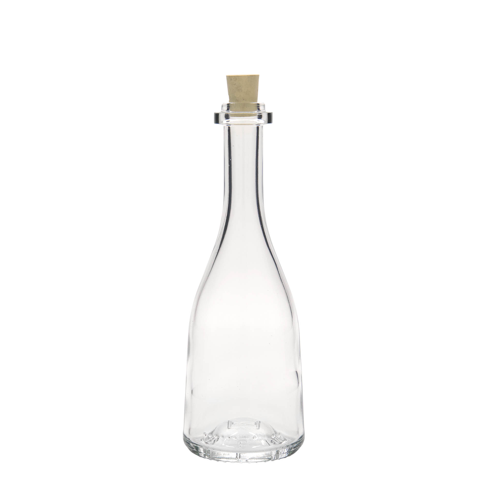 Botella de vidrio de 200 ml 'Rustica', boca: corcho