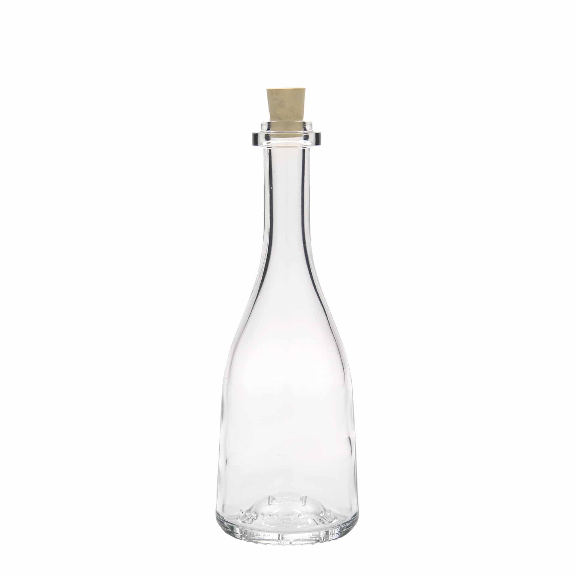 Botella de vidrio de 200 ml 'Rustica', boca: corcho