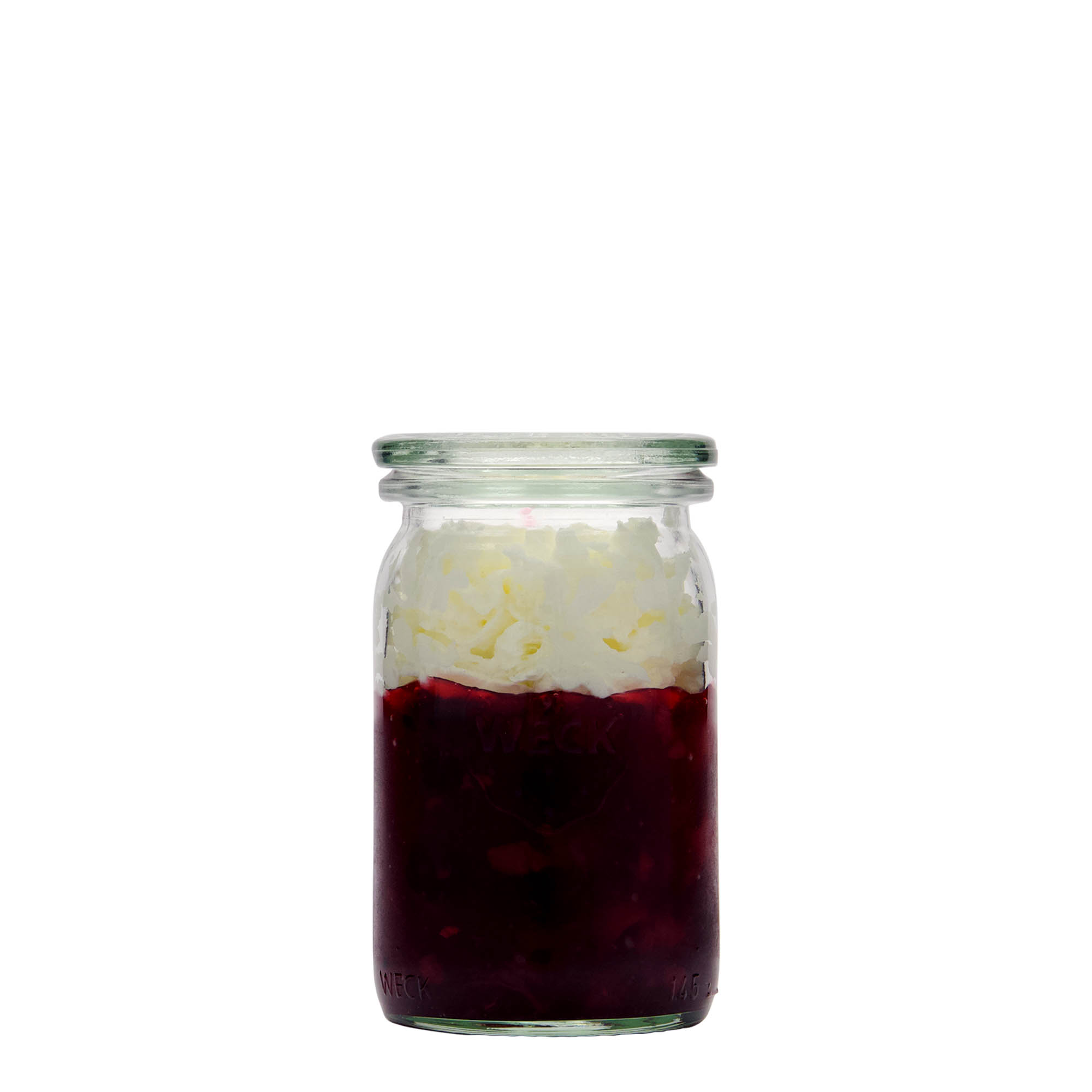 145 ml vaso cilíndrico WECK, boca: borde redondo