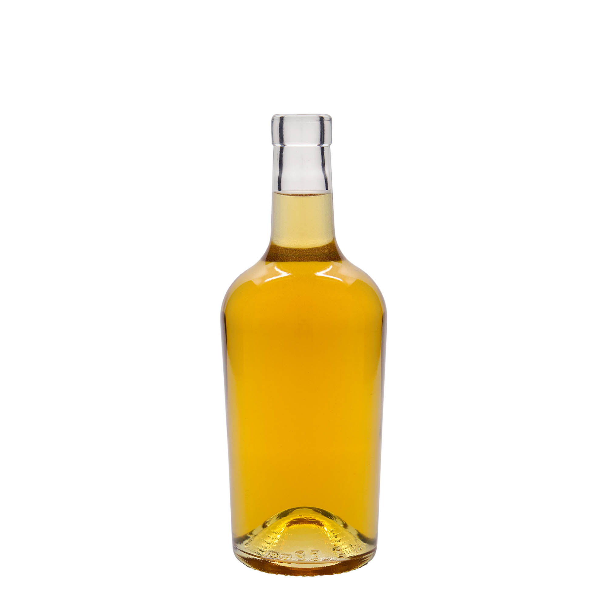 Botella de vidrio de 500 ml 'Margarethe', boca: corcho