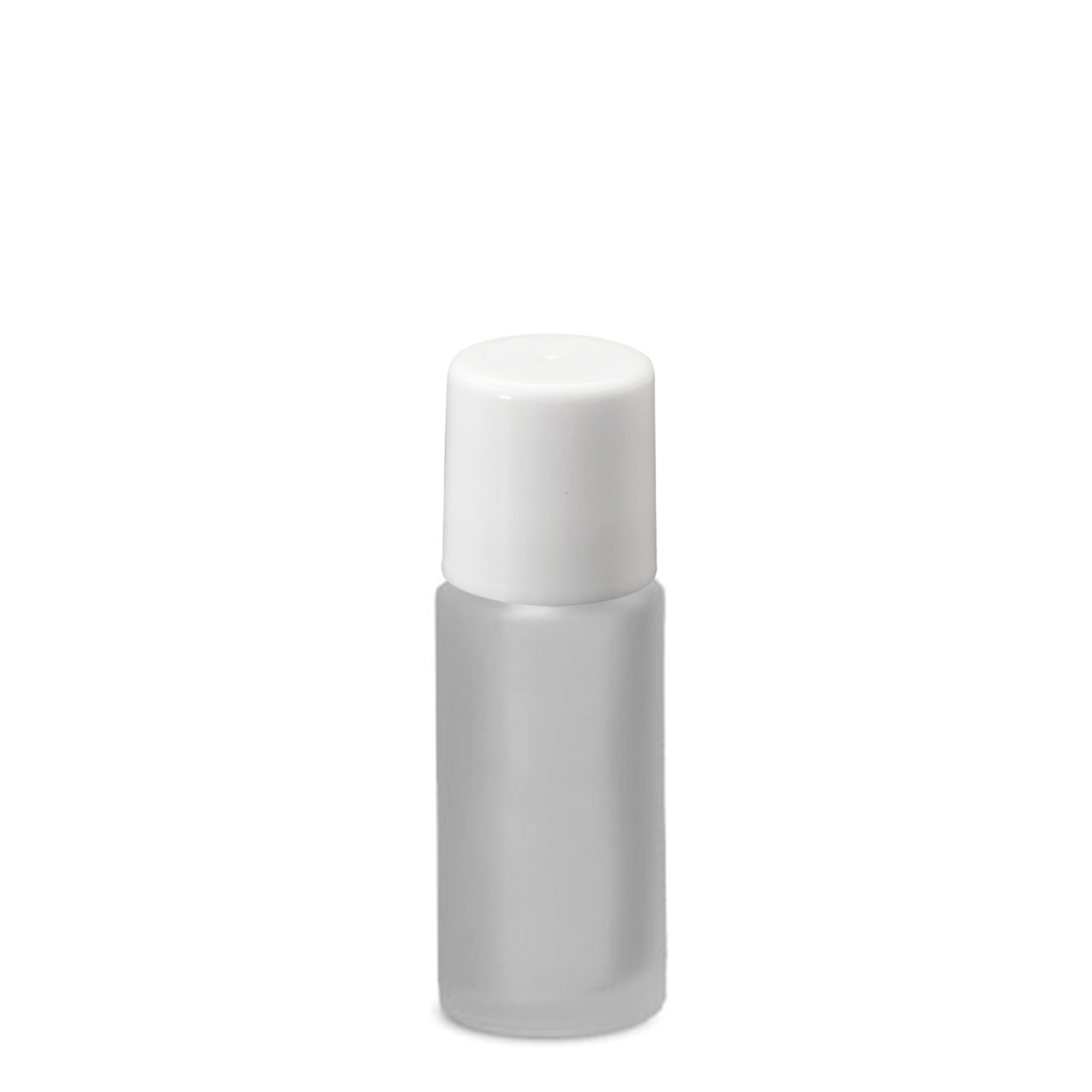 Botella roll-on de 50 ml, vidrio, esmerilado, boca: tapón de rosca