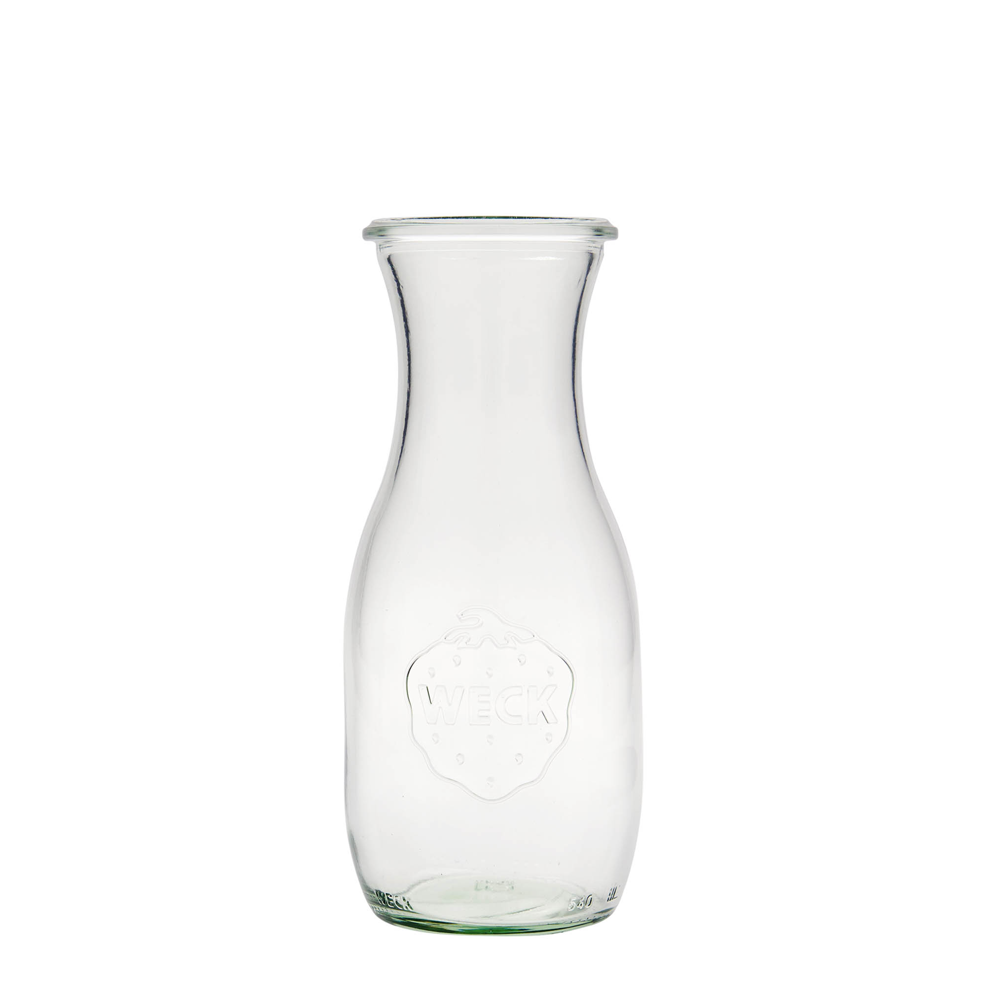 Botella de zumo WECK de 500 ml, boca: borde redondo