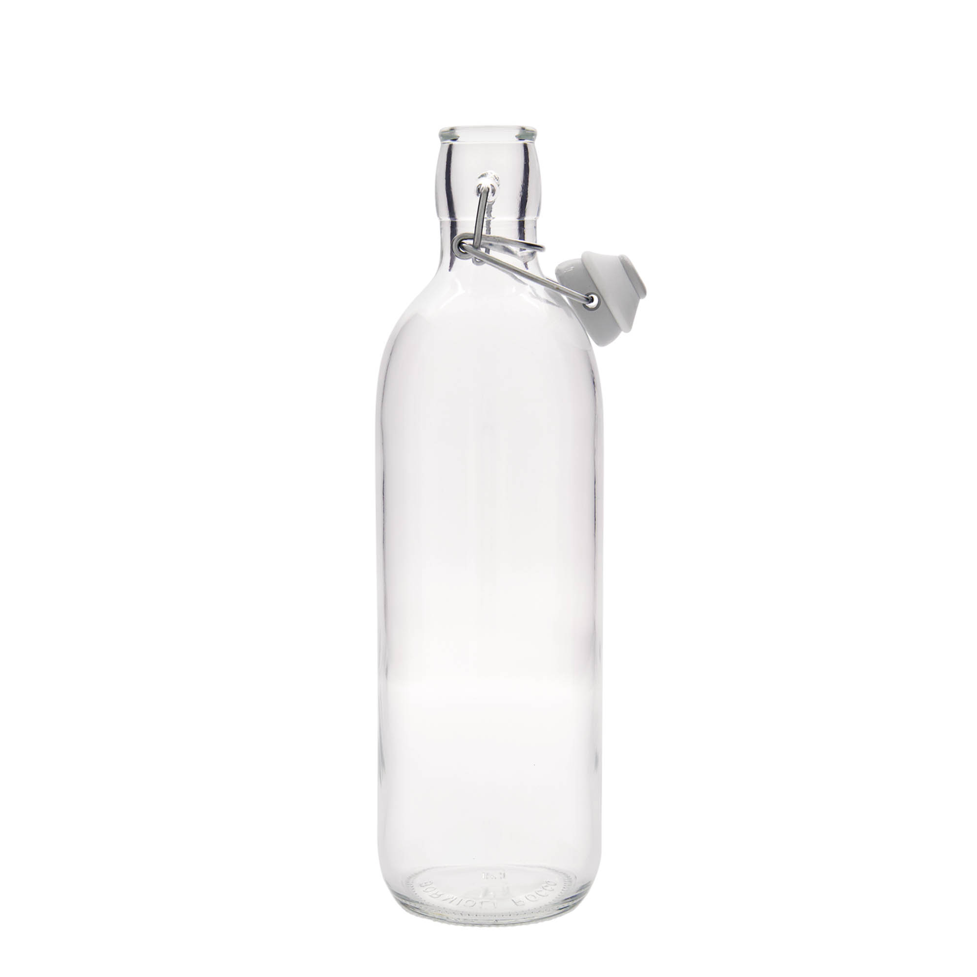 Botella de vidrio de 1.000 ml «Emilia», boca: cierre de palanca