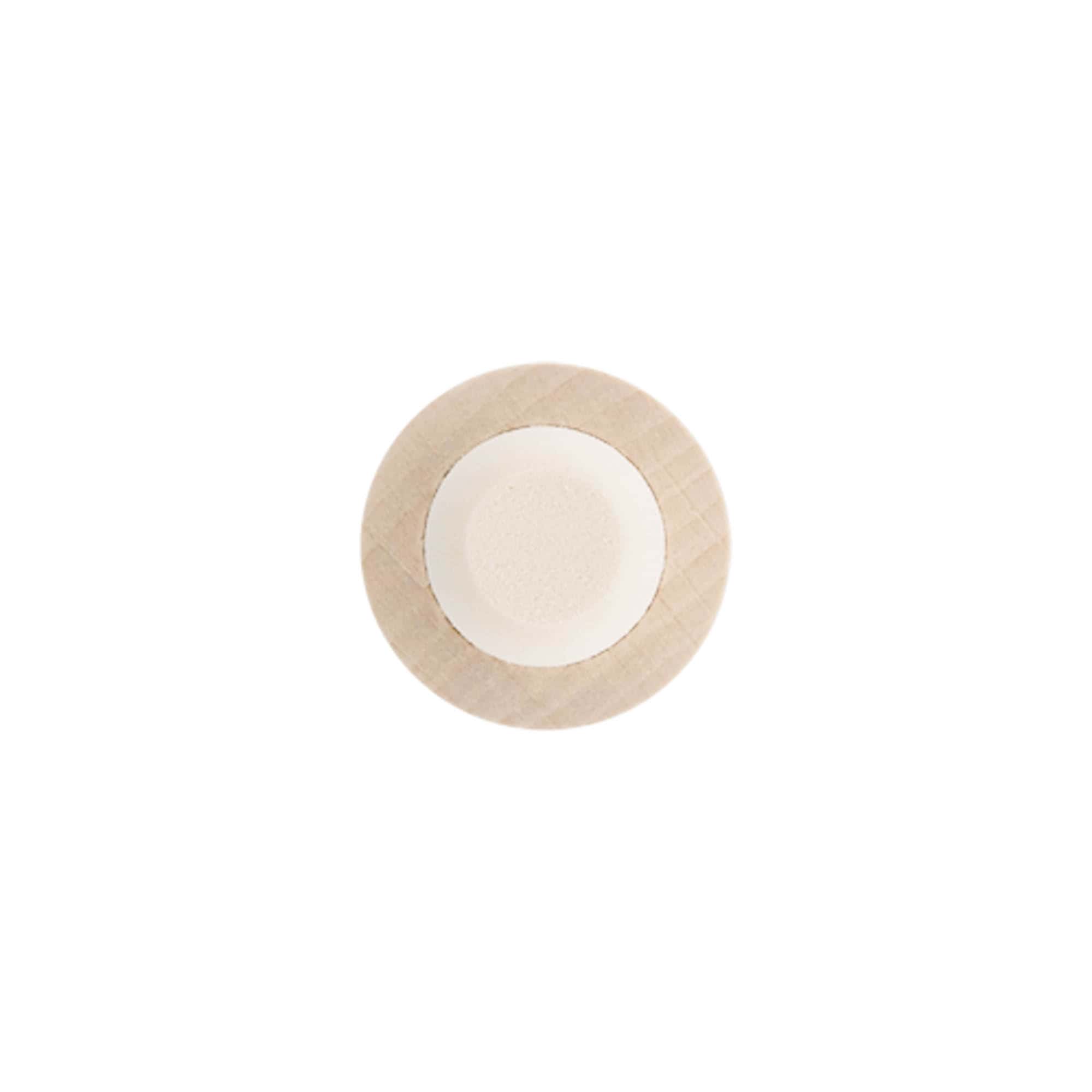 Tapones de corcho con asa de 18 mm, madera/plástico, para boca: corcho