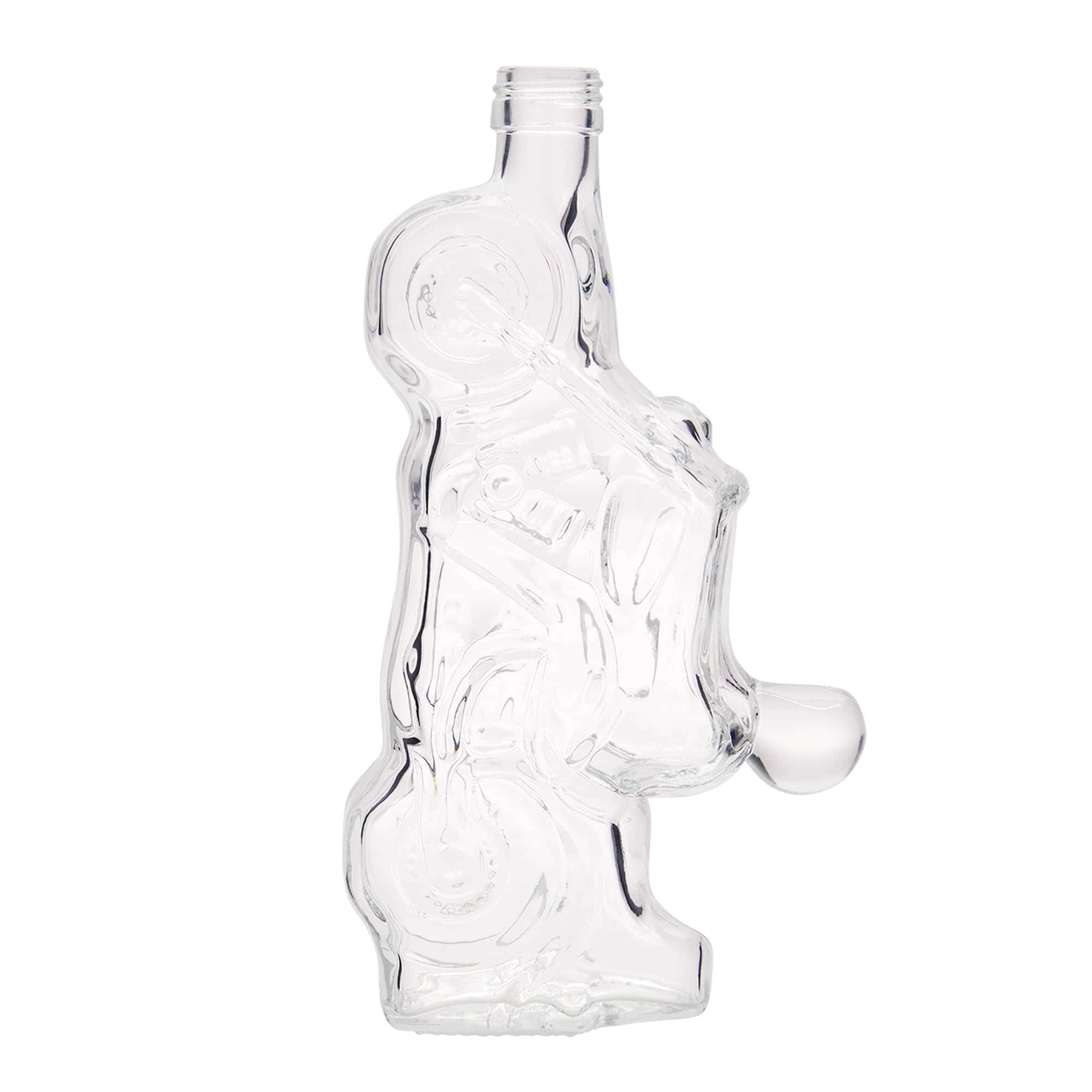 Botella de vidrio de 350 ml «Motocicleta», boca: PP 28