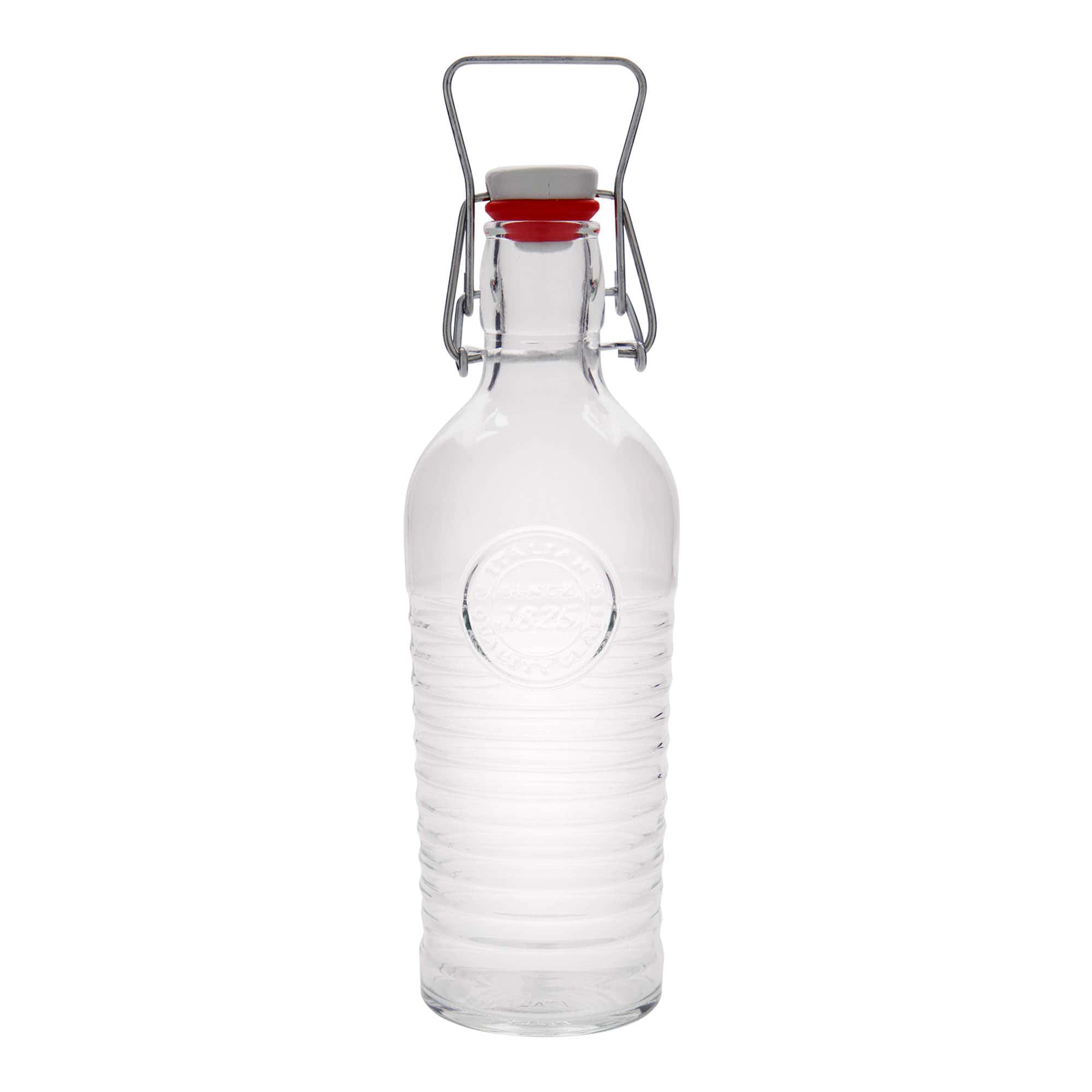 Botella de vidrio de 750 ml 'Officina 1825', boca: cierre de palanca