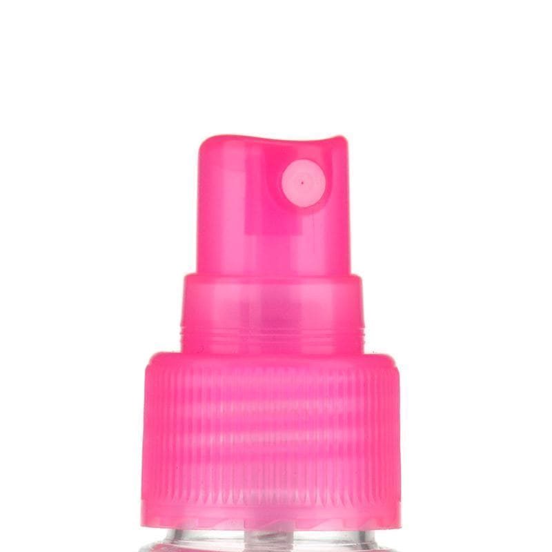 Tapón de rosca con pulverizador, plástico de PP, rosa fucsia, para boca: GPI 24/410
