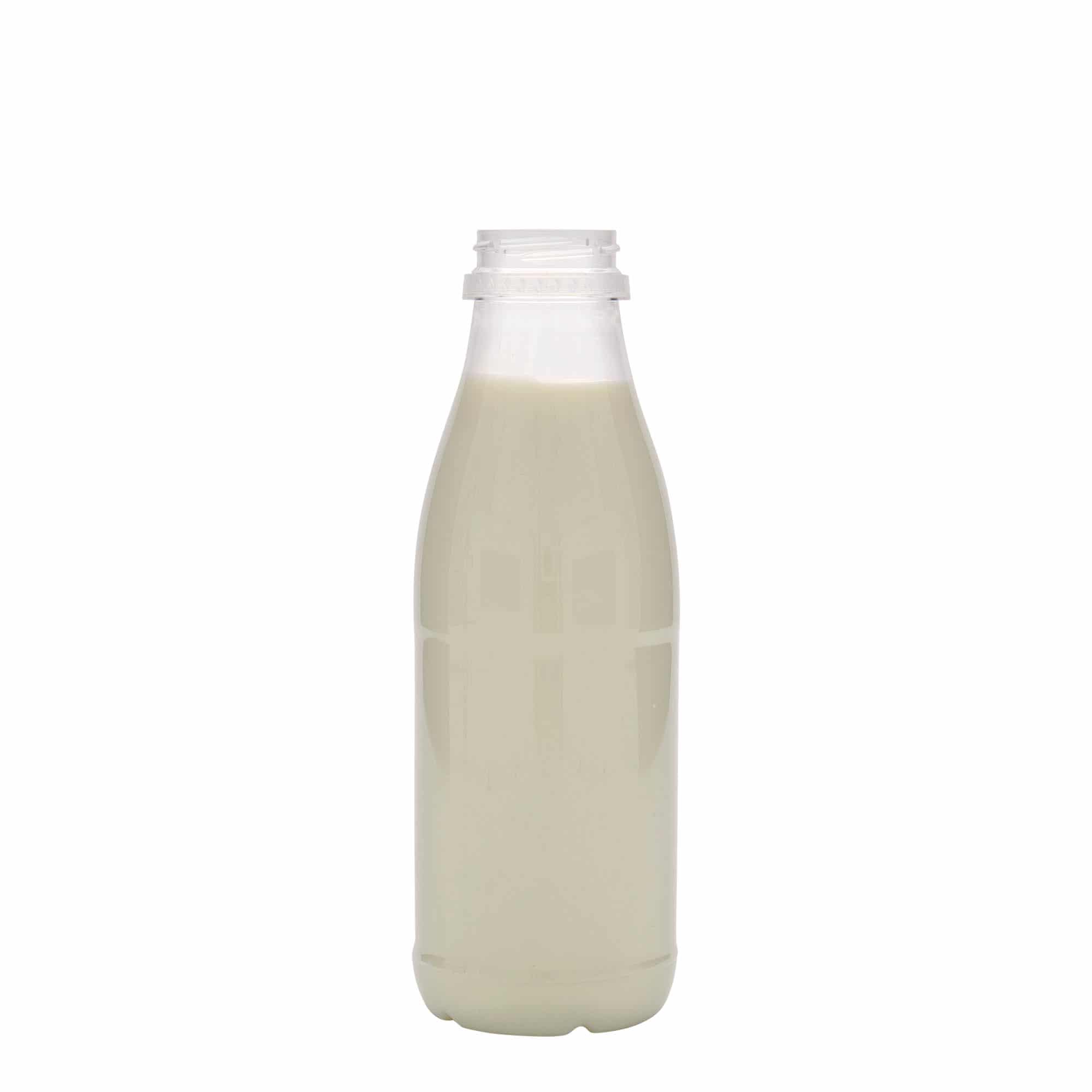Botella de PET 'Milk and Juice' de 500 ml, plástico, boca: 38 mm