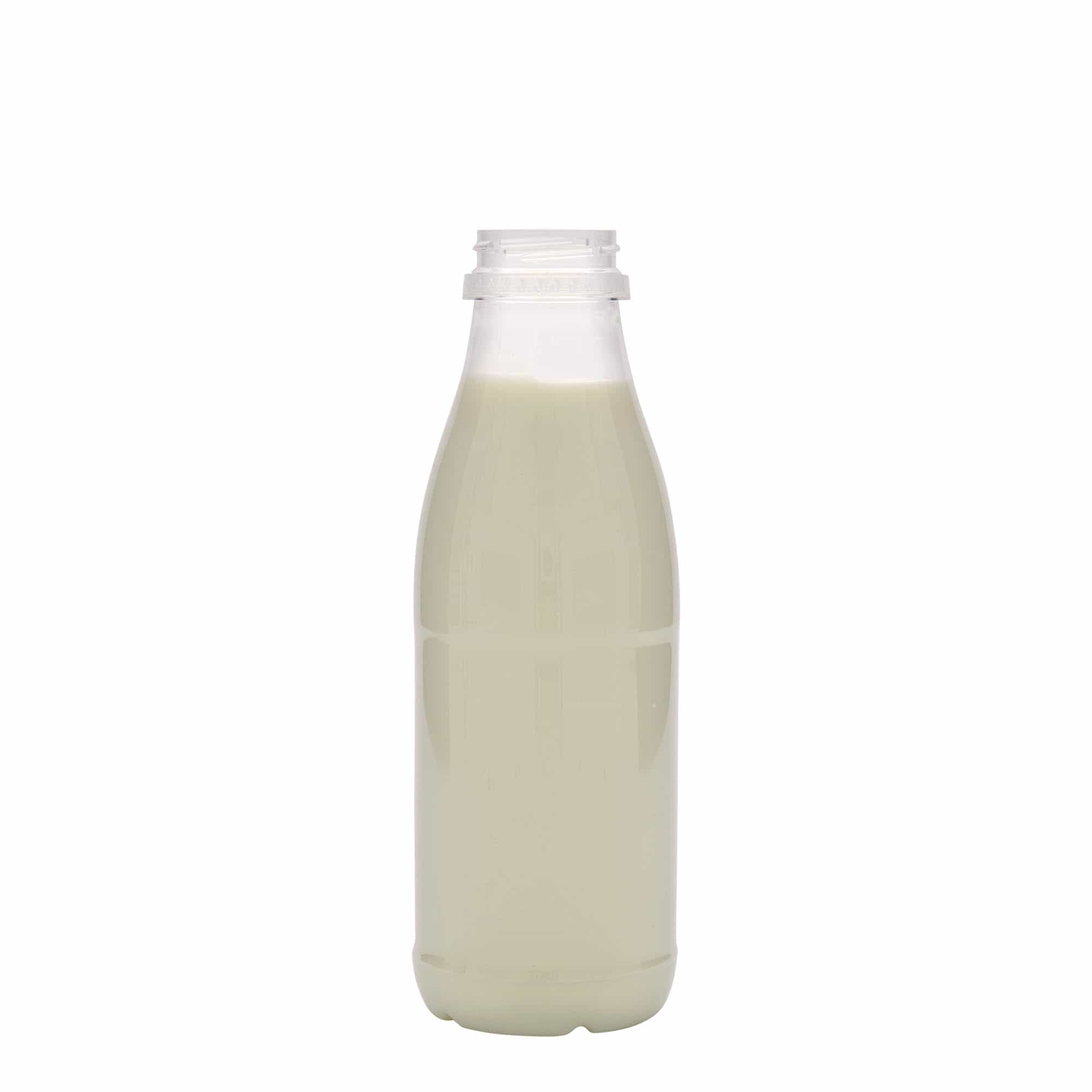 Botella PET de 500 ml 'Milk and Juice', plástico, boca: 38 mm