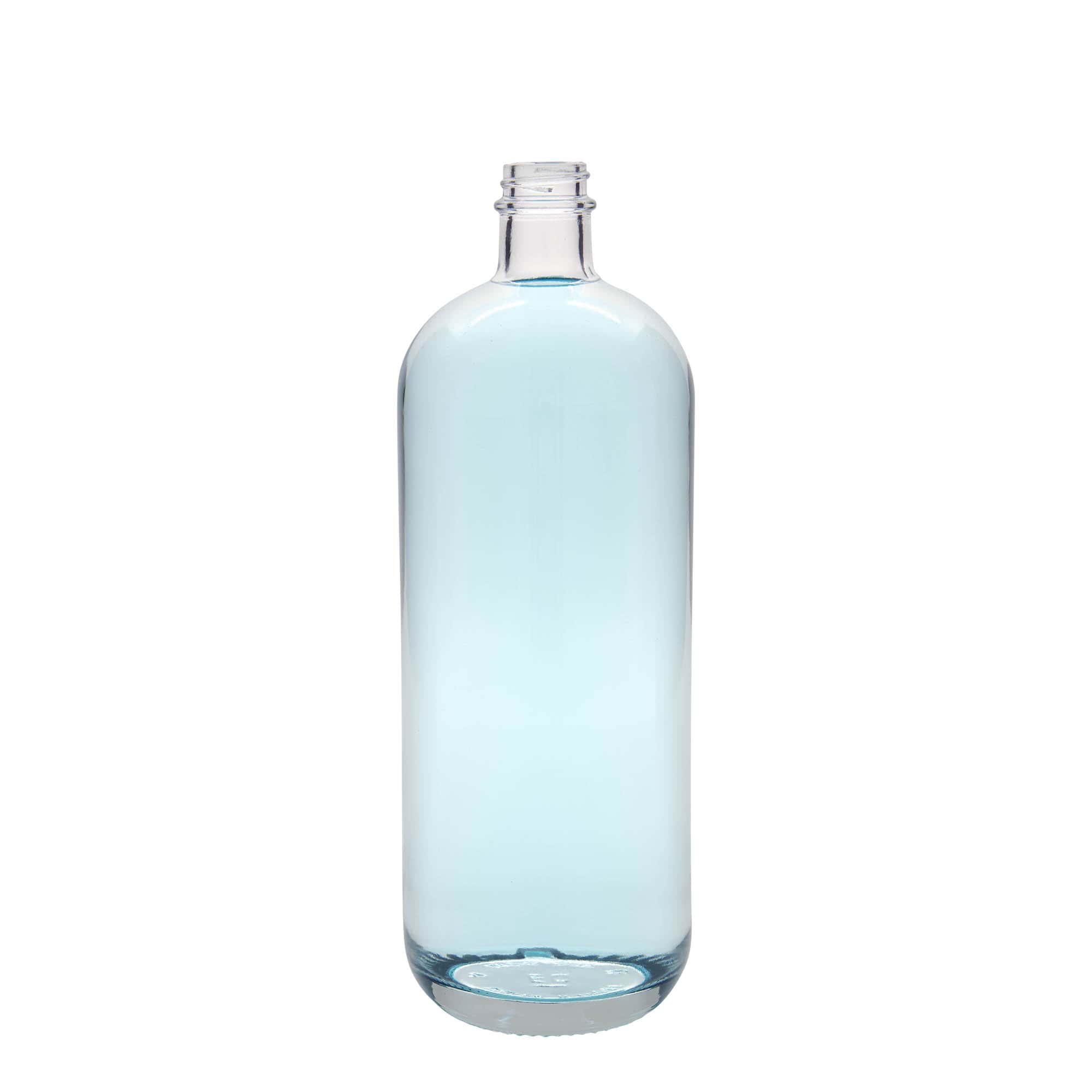 Botella de vidrio 'Lotto' de 1000 ml, boca: GPI 28