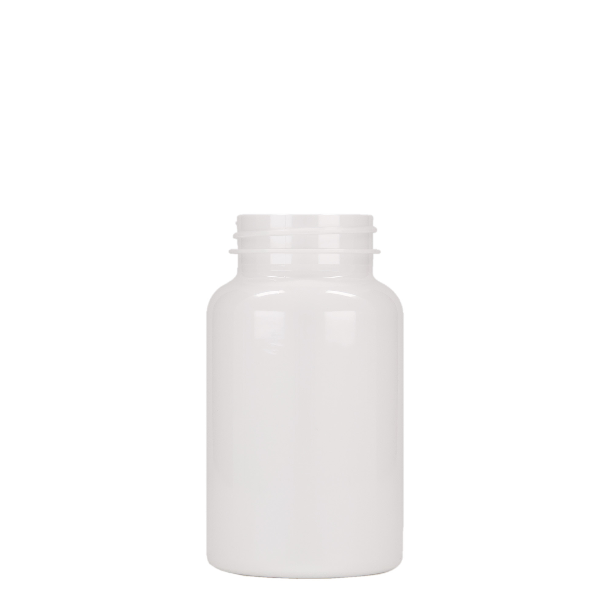 Bote Packer de PET de 200 ml, plástico, blanco, boca: GPI 45/400 Bote Packer de PET de 200 ml, plástico, blanco, boca: GPI 45/400
