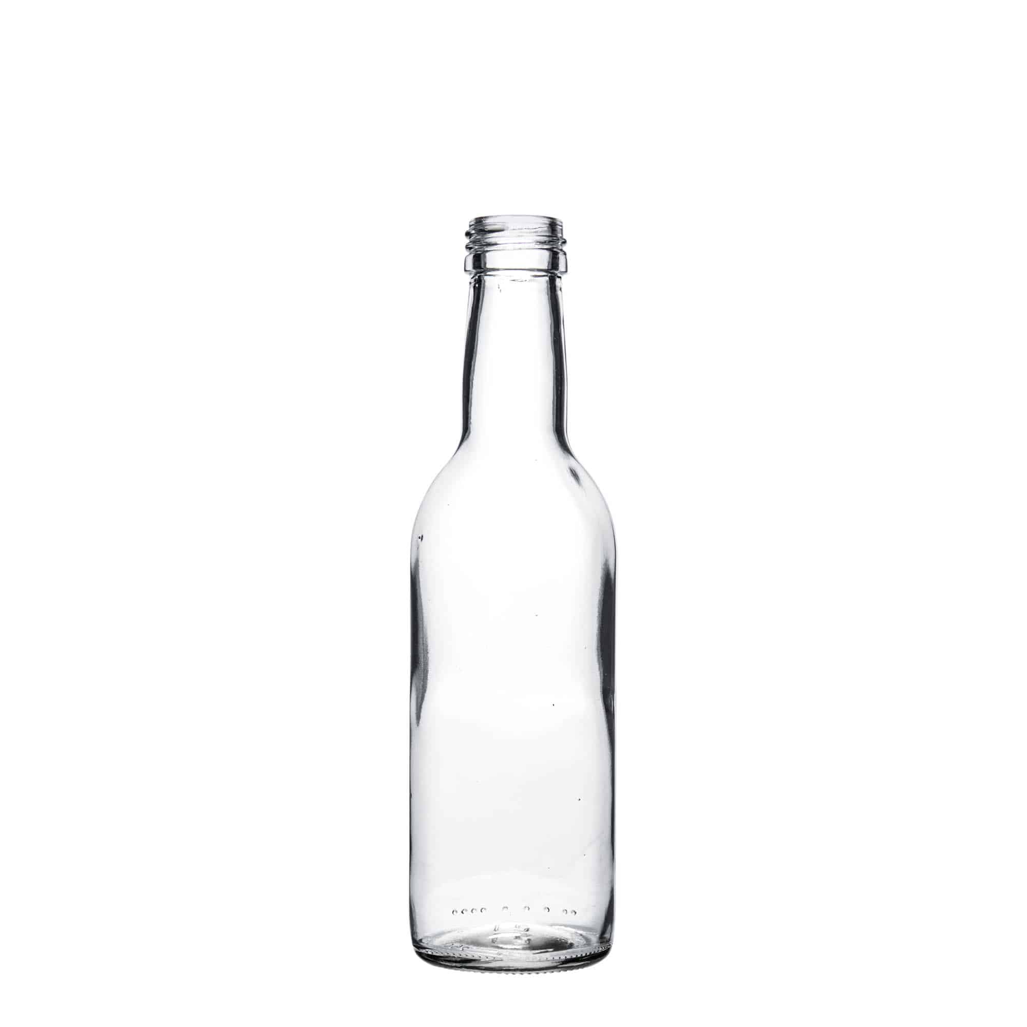Botella de vidrio de 250 ml 'Burdeos', boca: PP 28