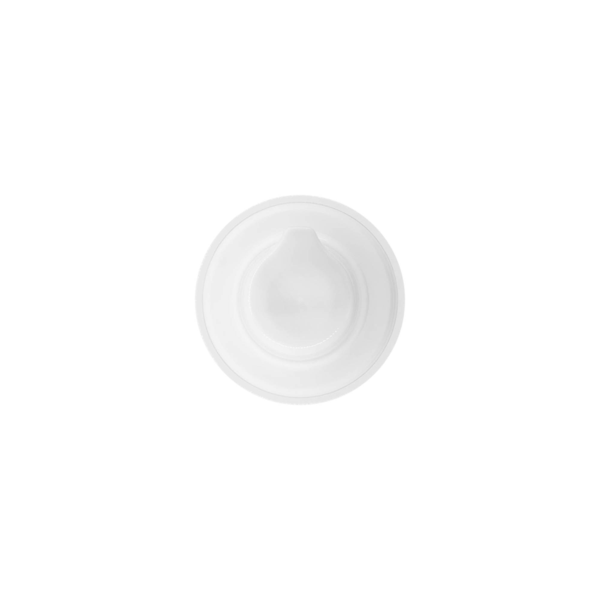 Dispensador Airless con cabezal de bombeo 'Micro', plástico de PP, blanco