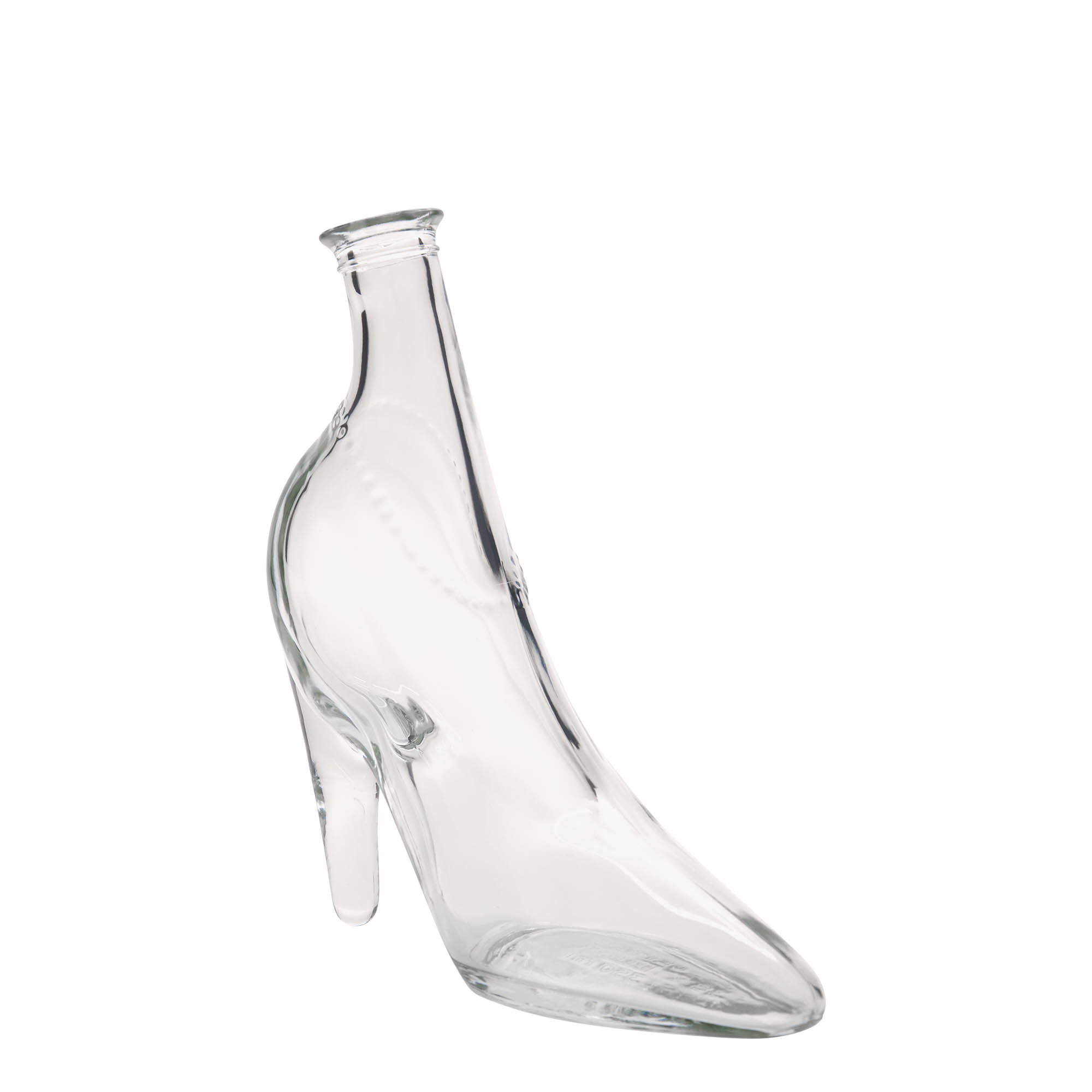 Botella de vidrio de 350 ml 'Scarpa Elegante', boca: corcho