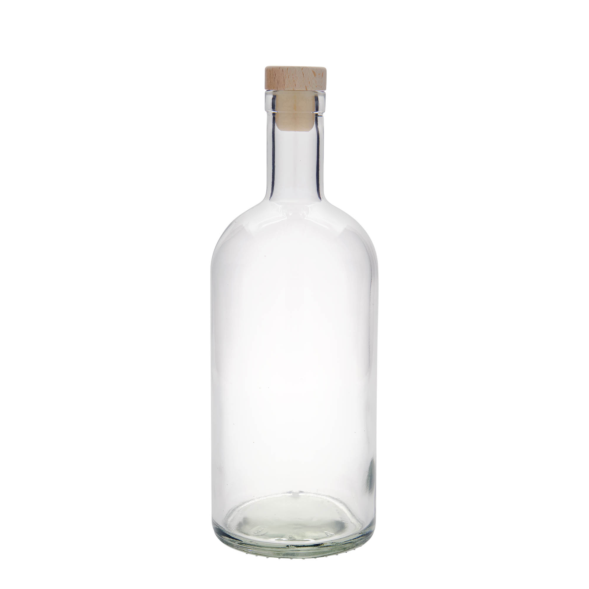 Botella de vidrio de 1000 ml 'Gerardino', boca: corcho