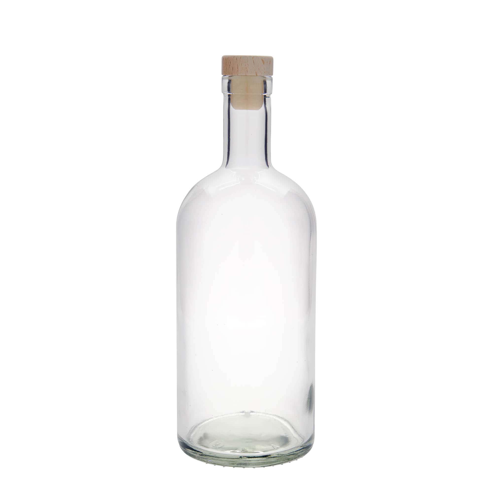 Botella de vidrio de 1000 ml «Gerardino», boca: corcho