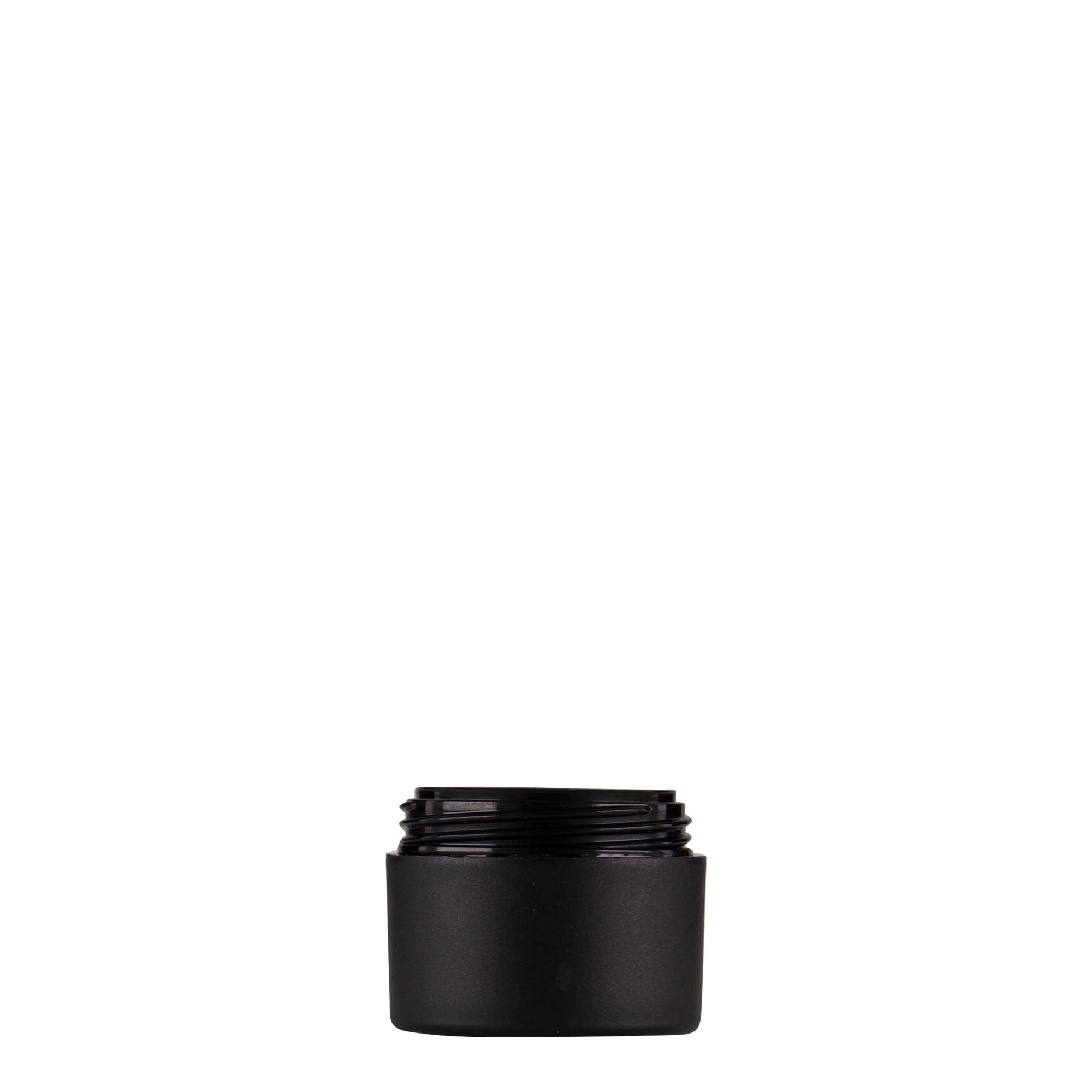 5 ml bote de plástico «Antonella», PP, negro, abertura: cierre de rosca