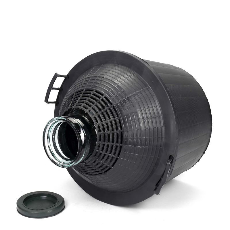 Botella de balón de 34 l, boca ancha, vidrio, boca: tapa de solapa Botella de balón de 34 l, boca ancha, vidrio, boca: tapa de solapa