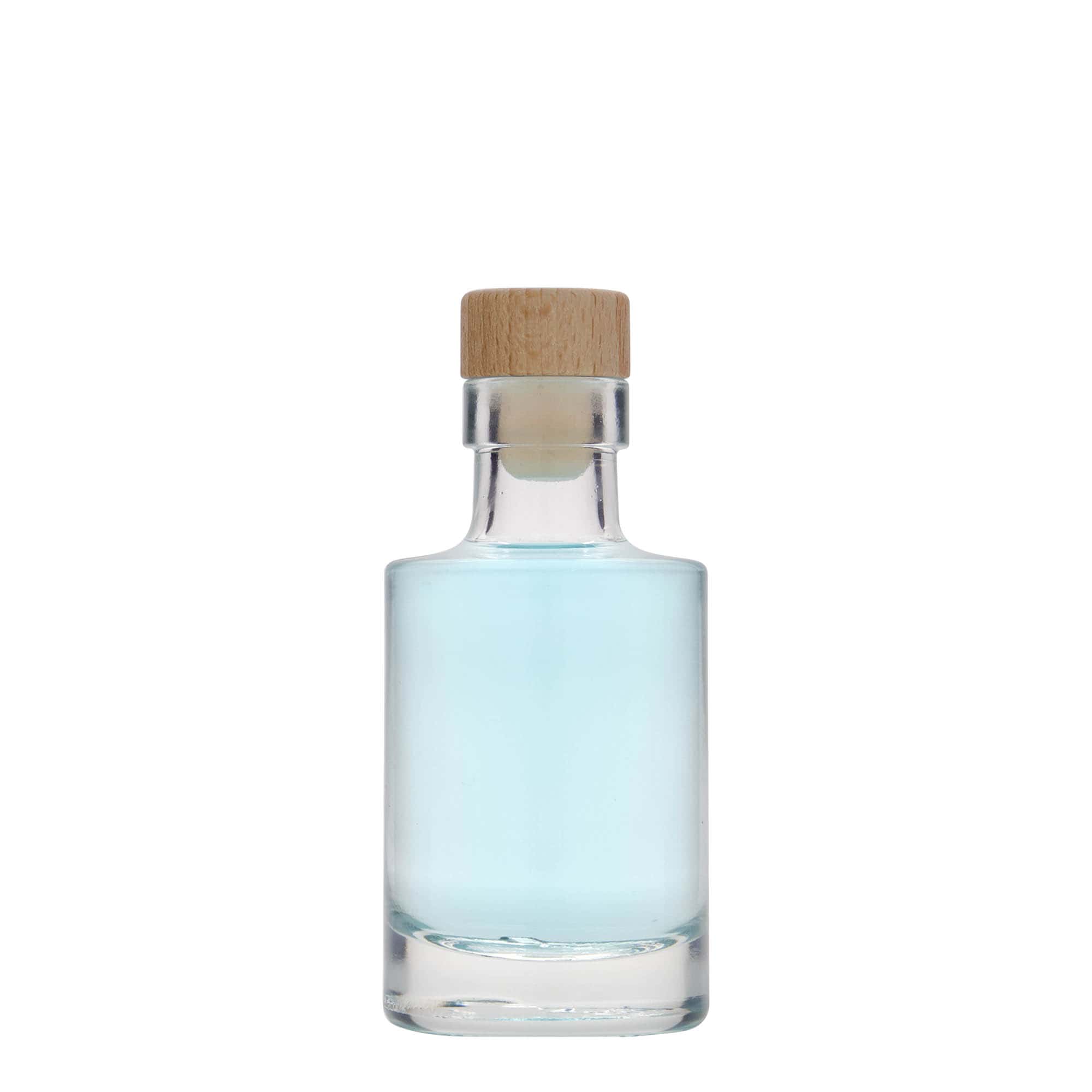Botella de cristal de 100 ml 'Aventura', boca: corcho