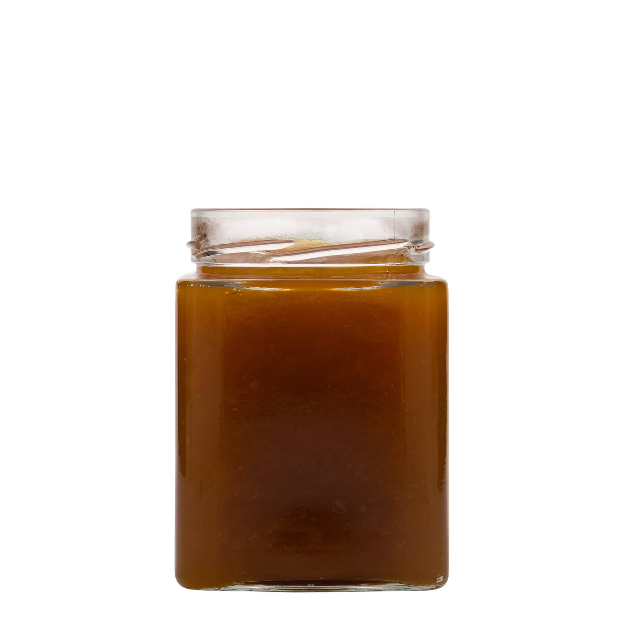 580 ml tarro cuadrado 'Ikarus', boca: Deep-Twist-Off (DTO 82) 580 ml tarro cuadrado 'Ikarus', boca: Deep-Twist-Off (DTO 82)