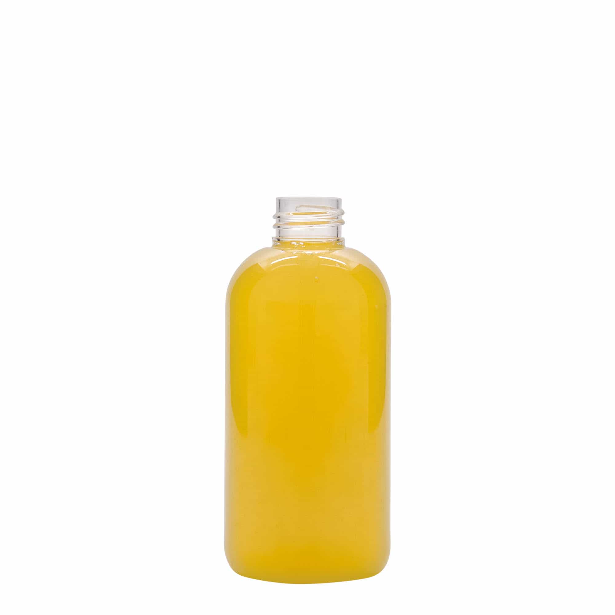 Botella de PET 'Boston' de 200 ml, plástico, boca: GPI 24/410
