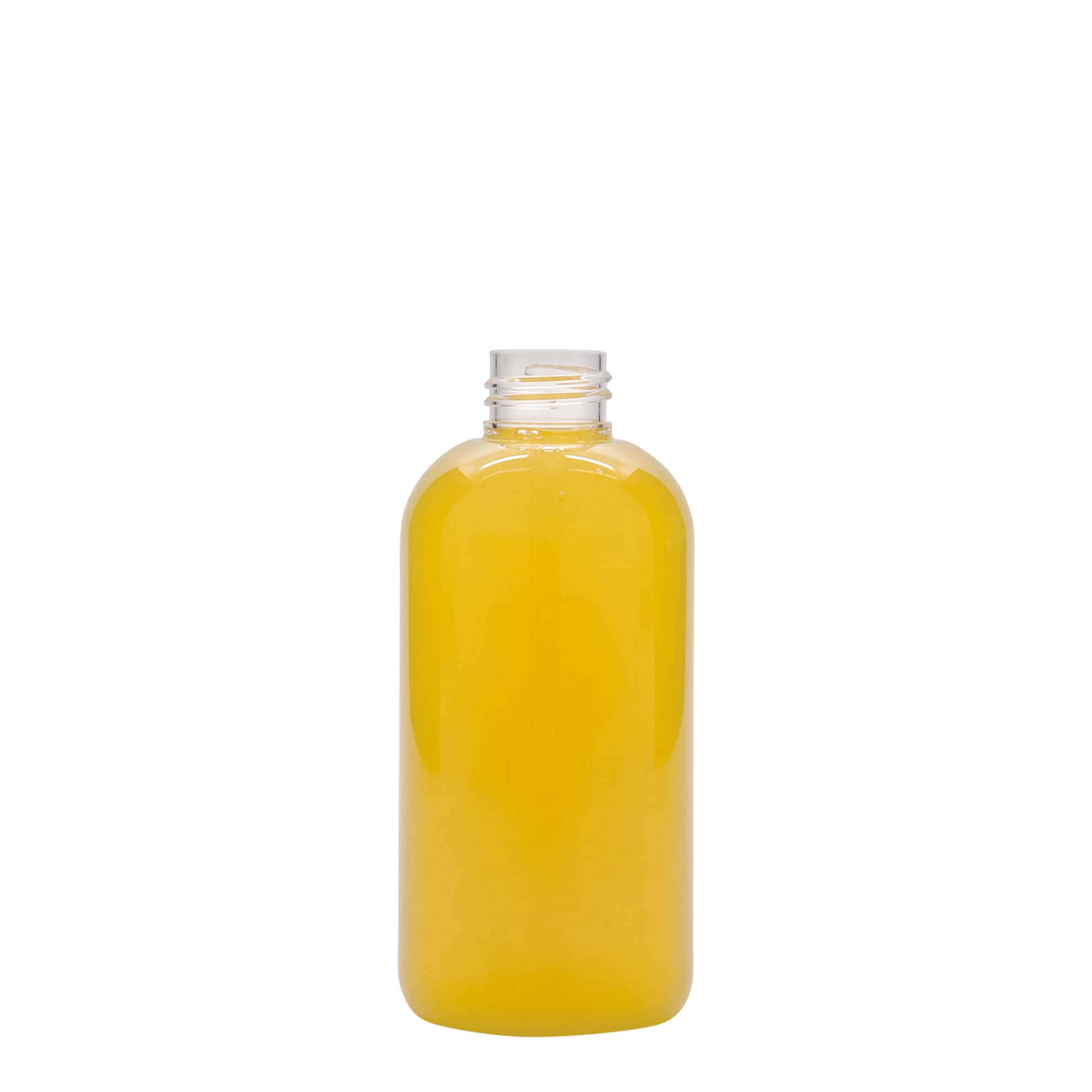 Botella PET de 200 ml 'Boston', plástico, boca: 24/410