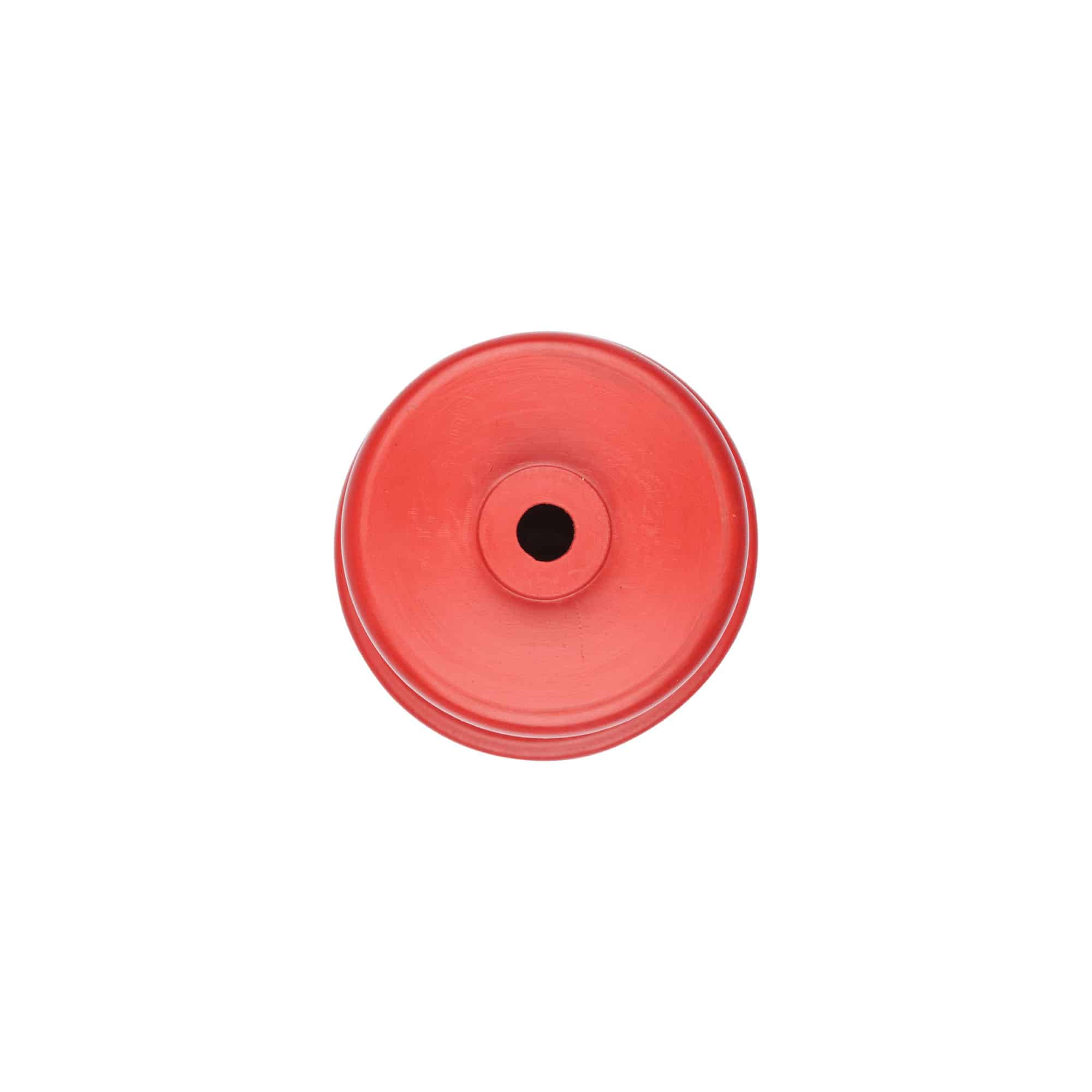 Tapón de fermentación tipo 4a, goma, rojo
